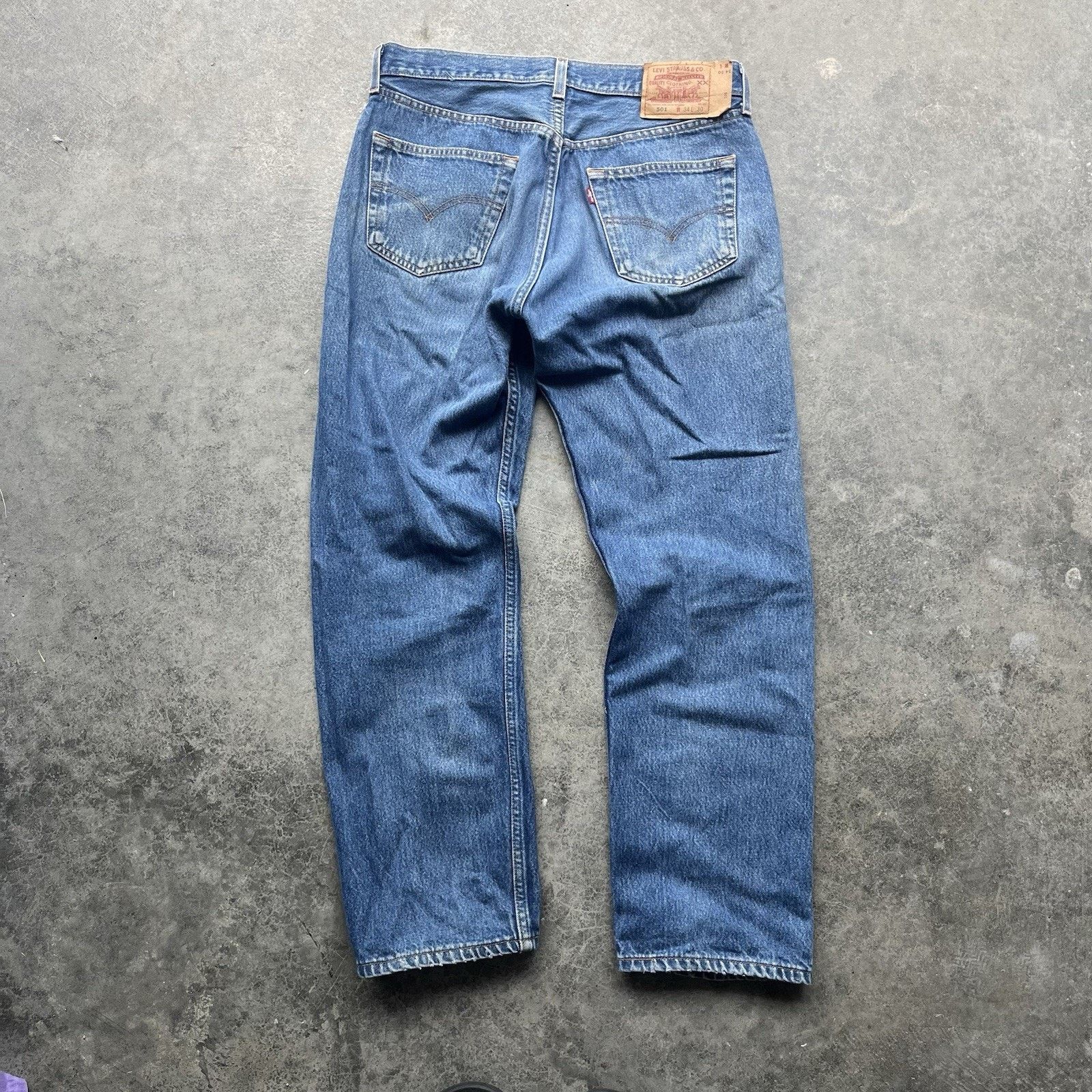 Levi's Vintage Levi’s 501xx Jeans Men’s 34 X 30 Dark Wash Western W Size US 34 / EU 50 - 1 Thumbnail