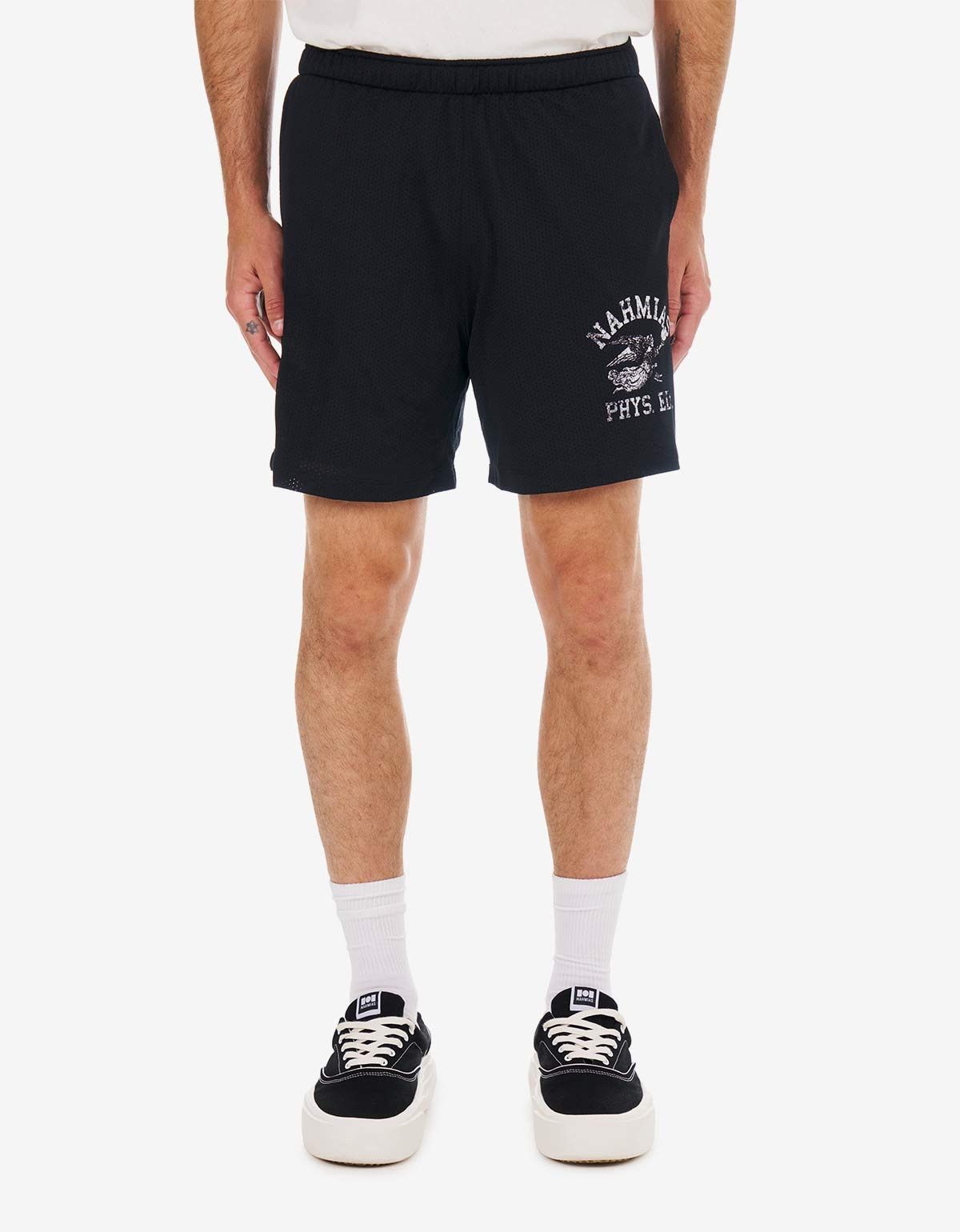 Nahmias Nahmias Black Mesh PHYS. ED. Shorts Size US 36 / EU 52 - 1 Thumbnail