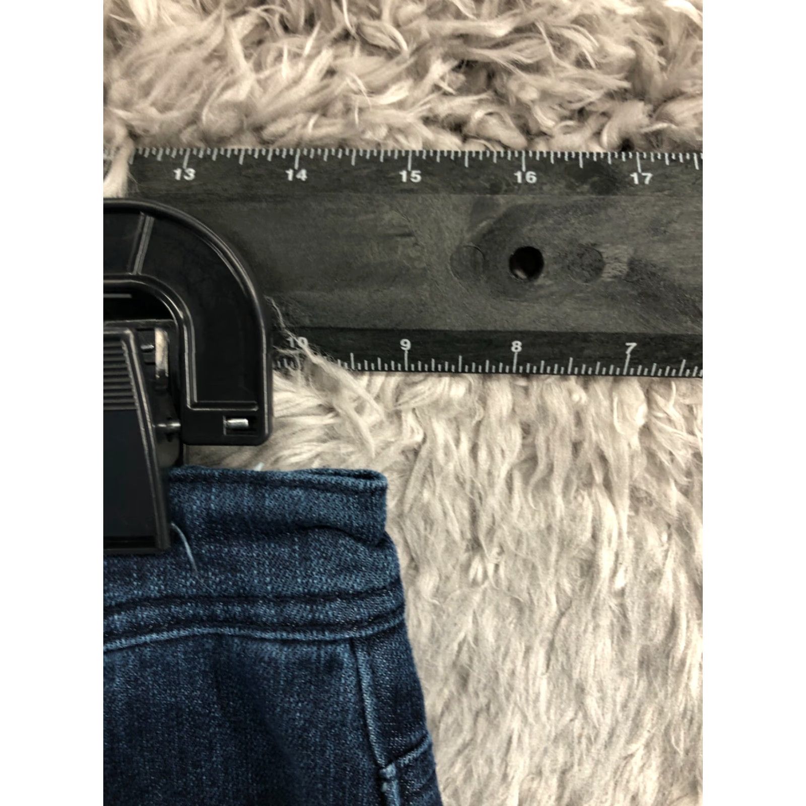 Vintage Style&Co Slim Leg Jeans Womens Size 6 Short Blue Denim Slim Fit 5-Pocket Straight Mid Rise Classic Modern Size 28" / US 6 / IT 42 - 2 Thumbnail