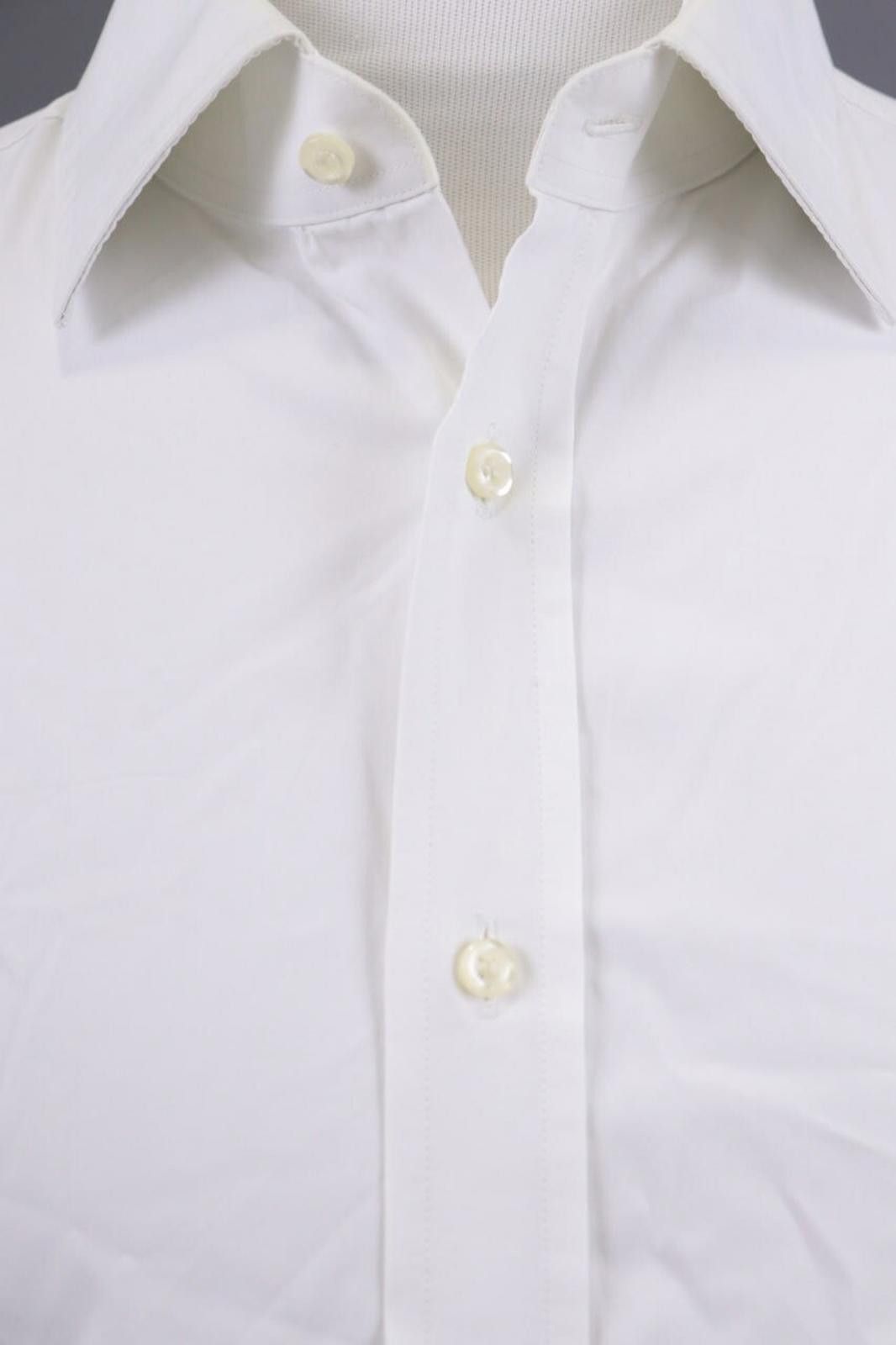 Designer Boggi Milano 2/120' Doppio Ritorto Shirt Size 44 Size US M / EU 48-50 / 2 - 4 Thumbnail