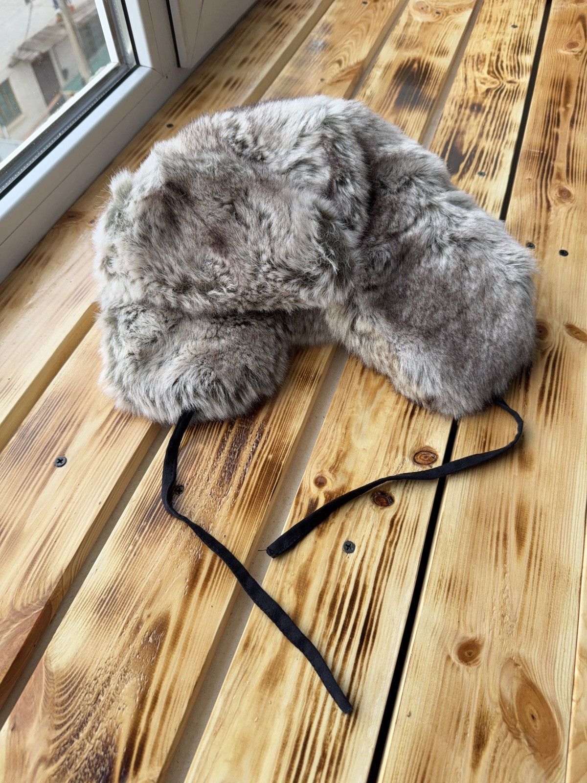 Le Grande Bleu (L.G.B.) Vintage Y2K Fuzzy Fur Ushanka Hat if six was nine LGB Style Size ONE SIZE - 1 Thumbnail