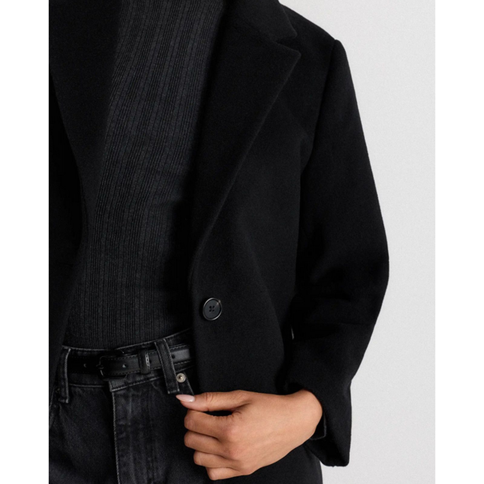 Quince Quince Wool Cashmere Classic Single-Breasted Coat Size L NWT Size L / US 10 / IT 46 - 4 Thumbnail