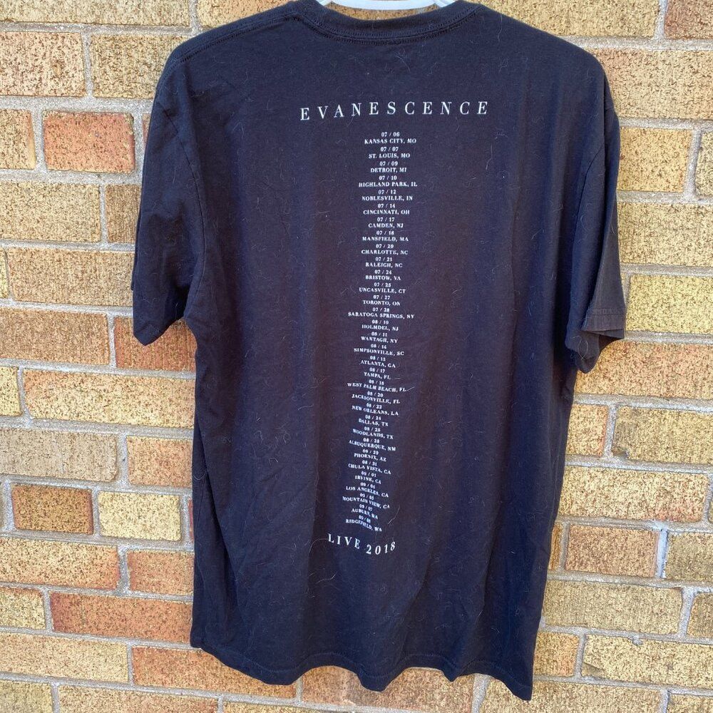 Vintage Evanescence Band Concert T Shirt Large Size US L / EU 52-54 / 3 - 2 Thumbnail