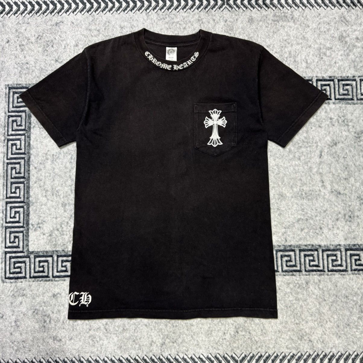 Chrome Hearts RARE! 2010s DOUBLE CROSS NECK PRINT Size US M / EU 48-50 / 2 - 9 Thumbnail