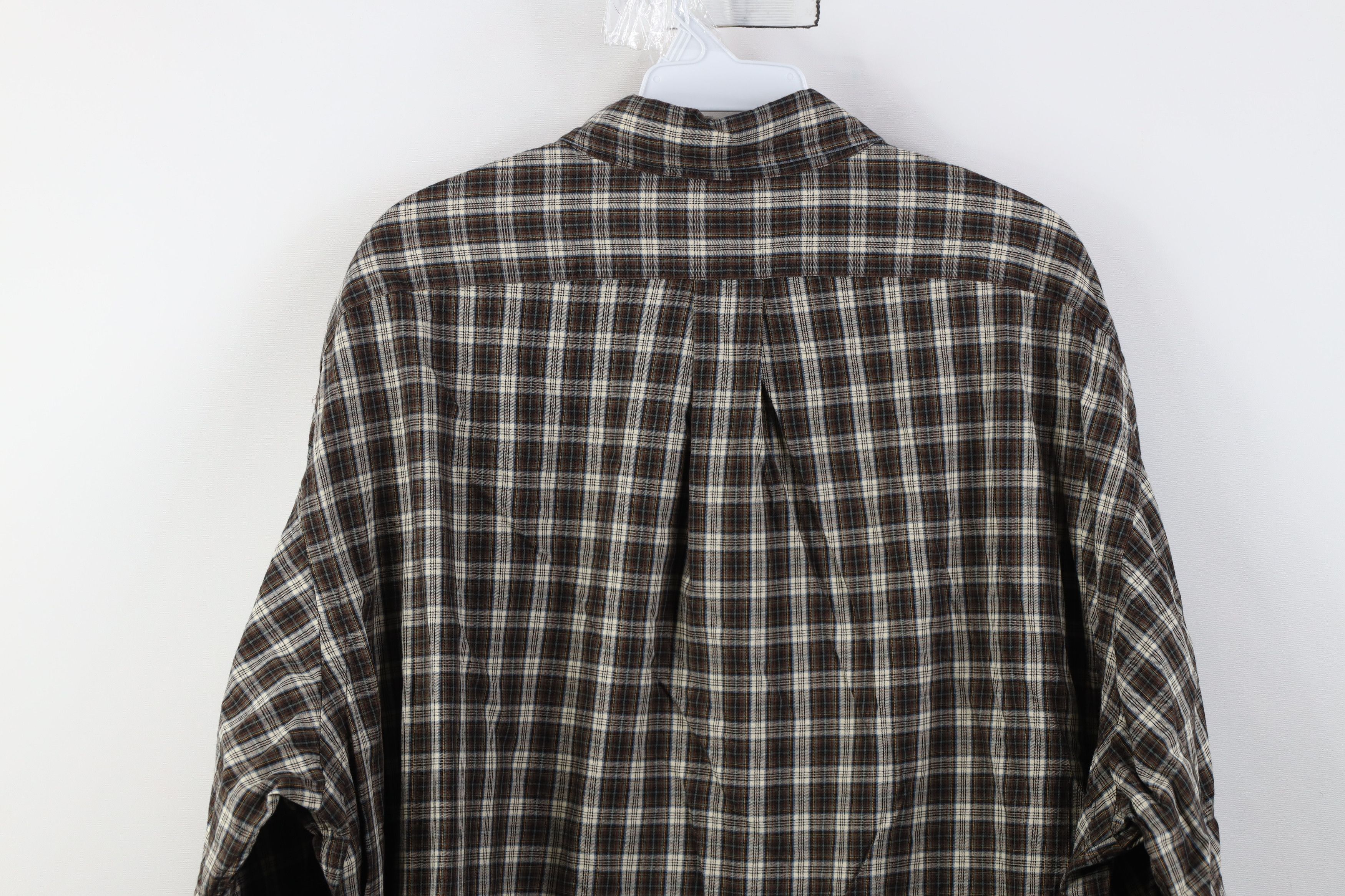 Vintage Vintage 90s Streetwear Button Down Shirt Earth Tone Plaid Size US XL / EU 56 / 4 - 10 Thumbnail