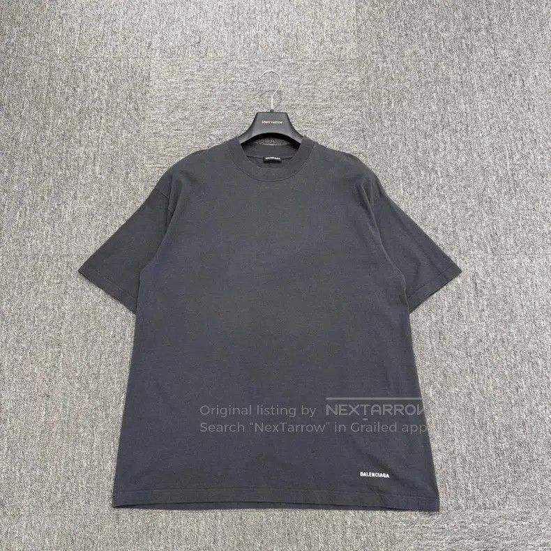 Balenciaga Distressed Embroidered Short Sleeve.