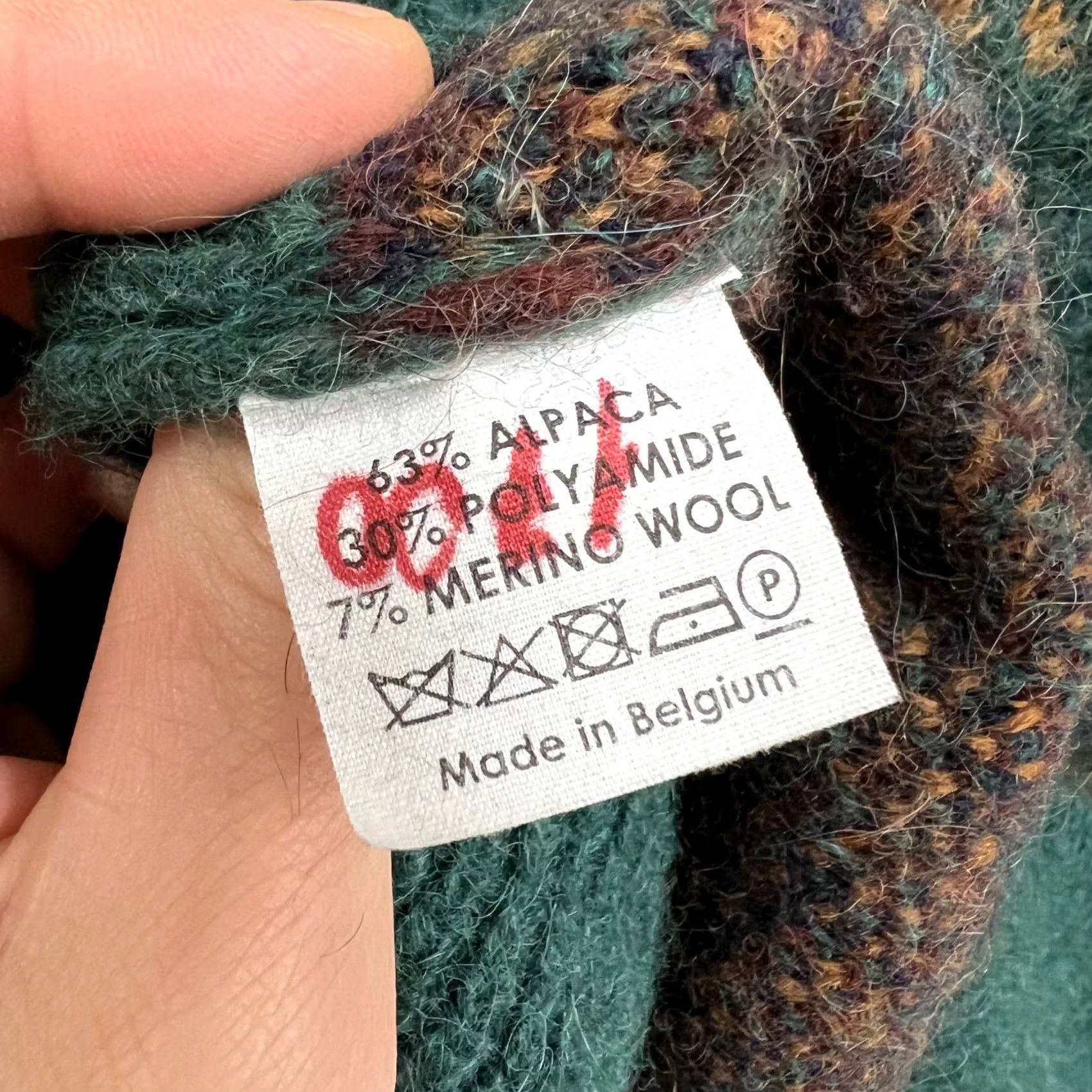 Dries Van Noten DRIES VAN NOTEN Sweater Women's Pullover Wool Alpaca Checked Multicolor M Block Pattern 63% Alpaca 30% Polyamide 7% Merino Wool Fall Winter UNK Size M / US 6-8 / IT 42-44 - 6 Thumbnail