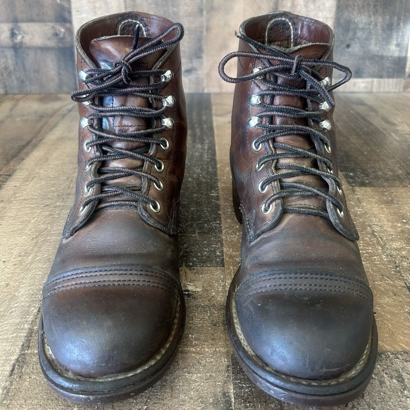 Red Wing Red Wing 8111 Iron Ranger Work Boots Mens 4.5 D Size US 5 / EU 37 - 3 Thumbnail