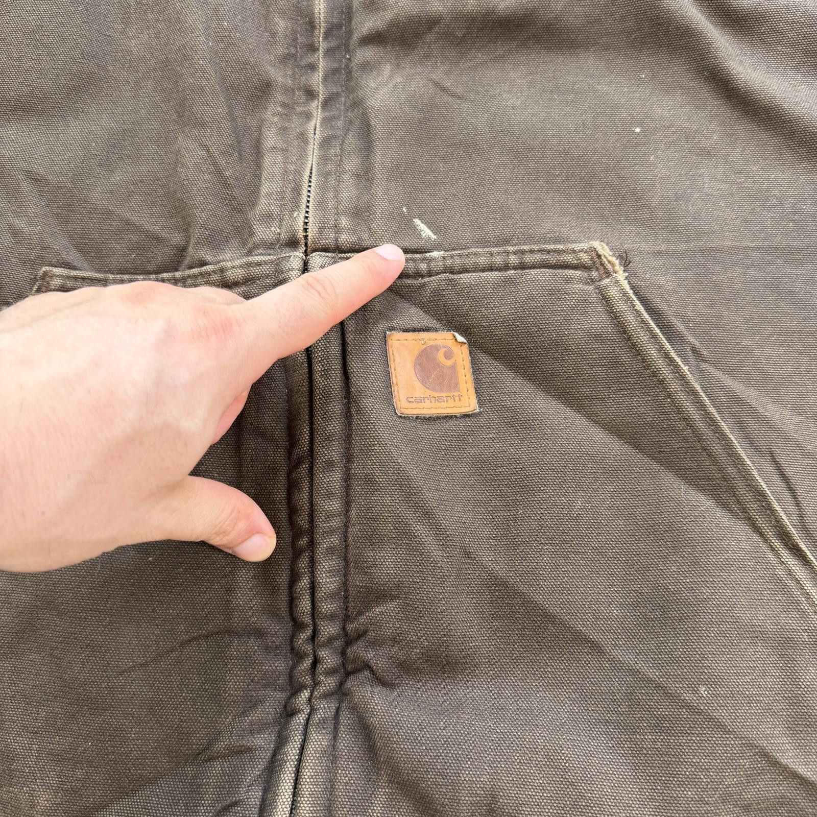 Carhartt Carhartt Duck Vest Sherpa Lined Brown Workwear V33 DKB 3XL Size US XXL / EU 58 / 5 - 3 Thumbnail