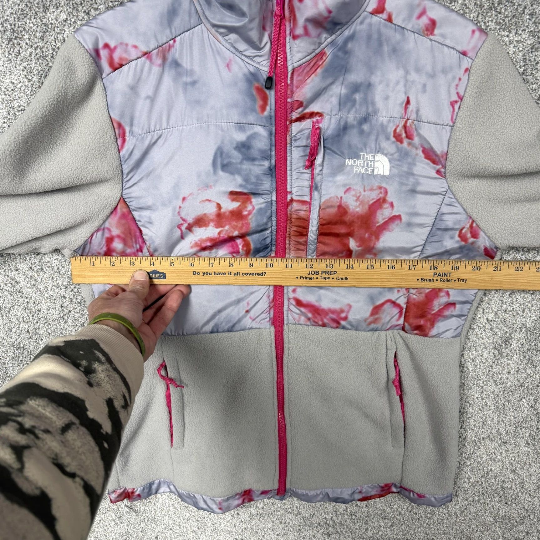 The North Face The North Face Jacket Womens XL Gray Pink Fleece Quilted Full Zip Warm Outdoor Size XL / US 12-14 / IT 48-50 - 4 Thumbnail