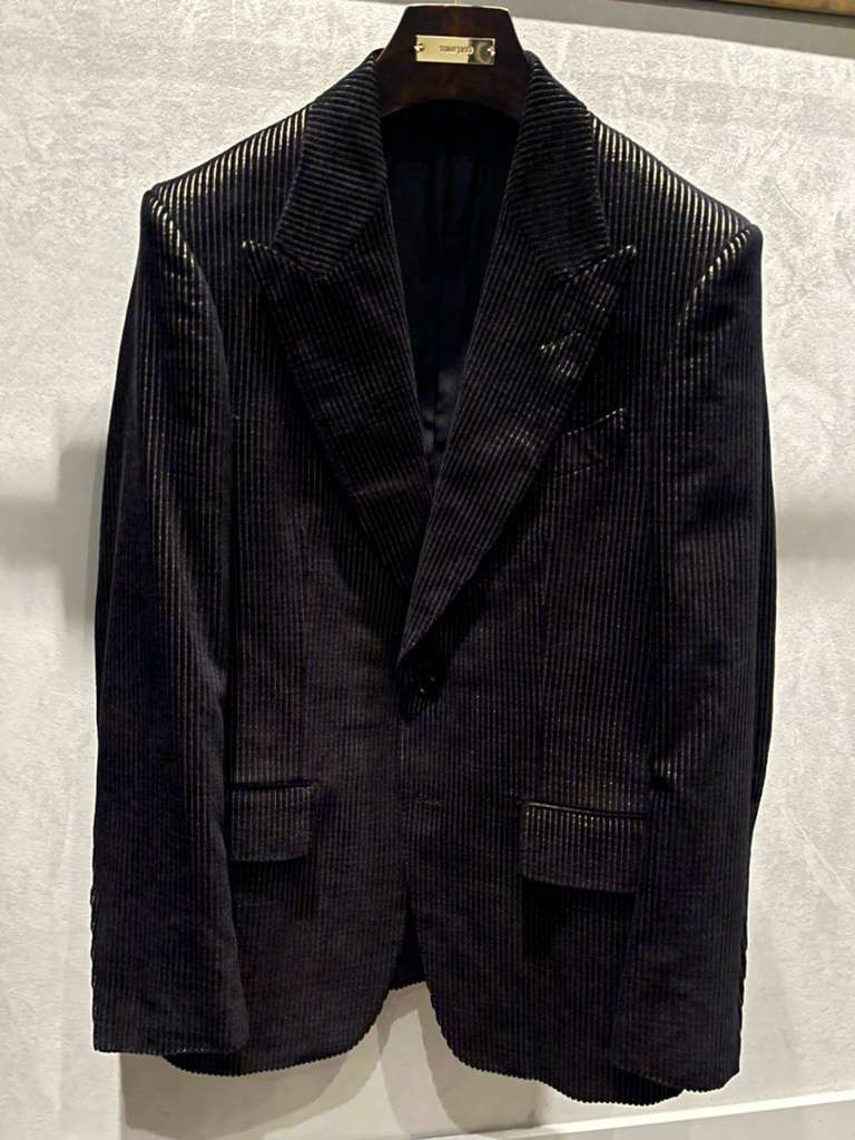Tom Ford oc11z1225 JLSPF2 Jacket in Black/Gold Size US M / EU 48-50 / 2 - 1 Preview