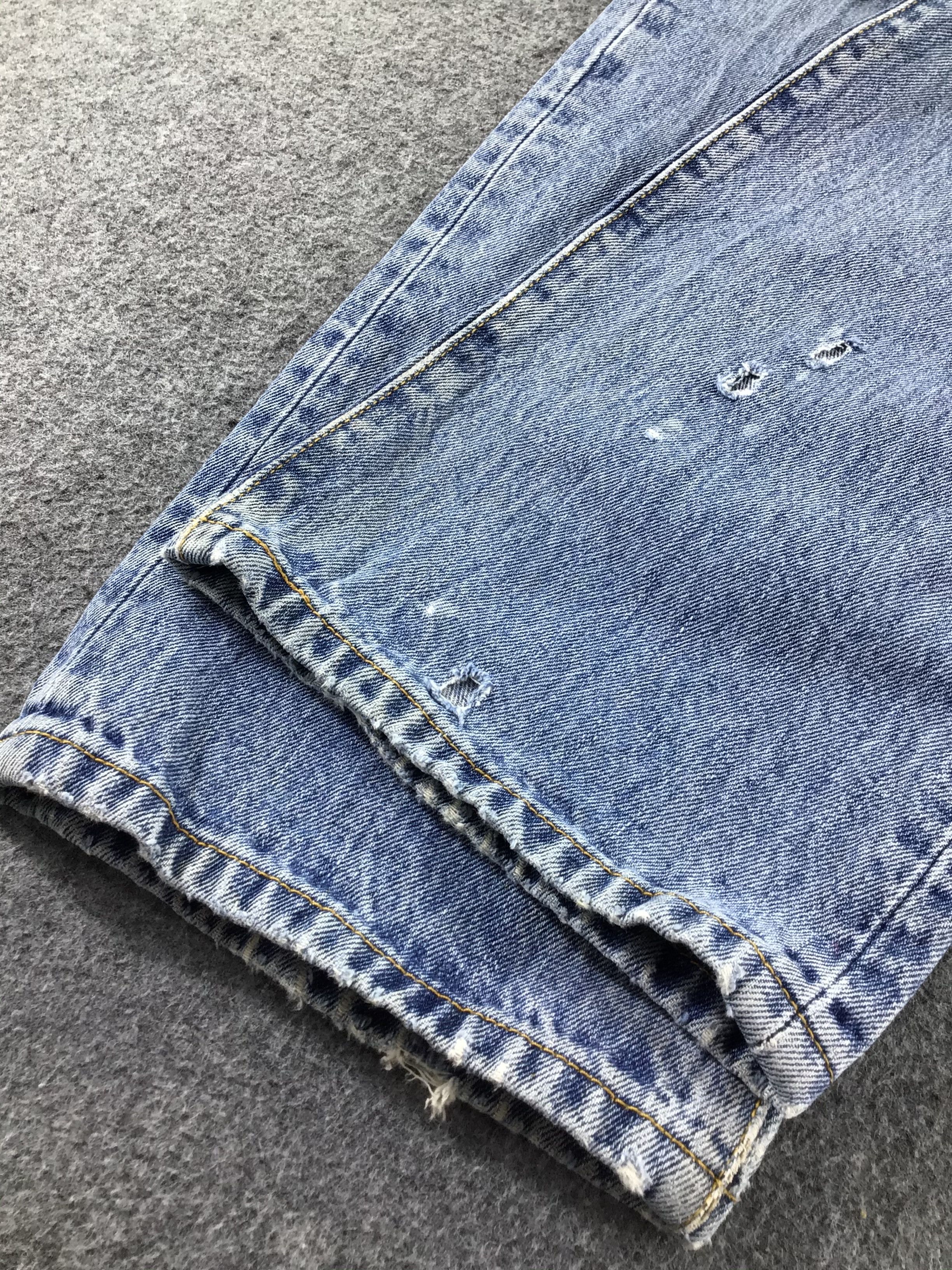 Levi's Levis 501 Jeans Faded Blue Denim-J395 Size US 35 - 6 Thumbnail