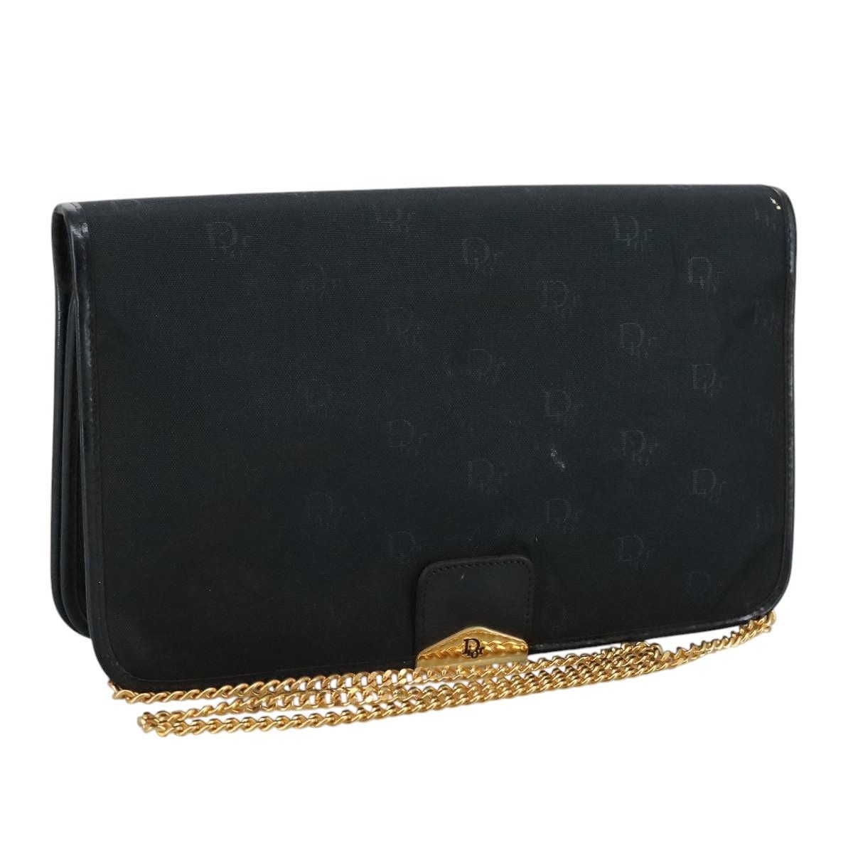 Dior DIOR Chain Shoulder Bag Nylon Navy Size ONE SIZE - 1 Thumbnail