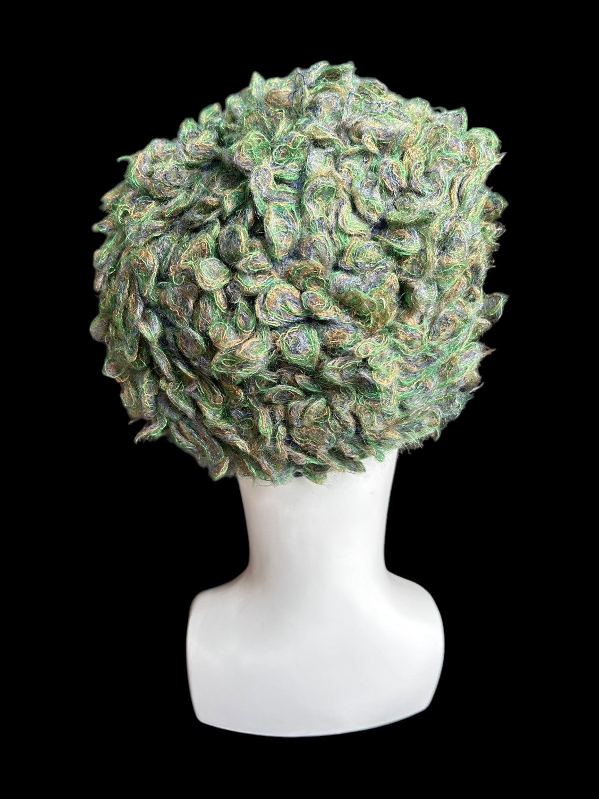 Kapital Japanese Style Crochet Knitted Rare Beanie Hats☠️🎌 Size ONE SIZE - 4 Thumbnail