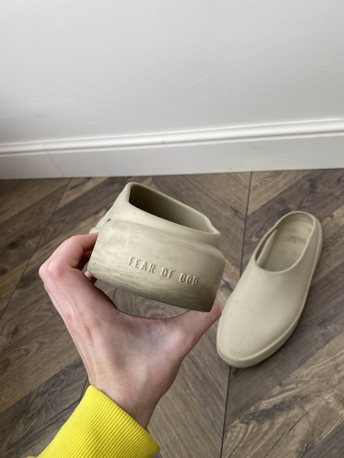 Designer × Fear of God × Vintage FEAR OF GOD THE CALIFORNIA 2.0 SNEAKER MULE BEIGE Size US 10 / EU 43 - 8 Thumbnail