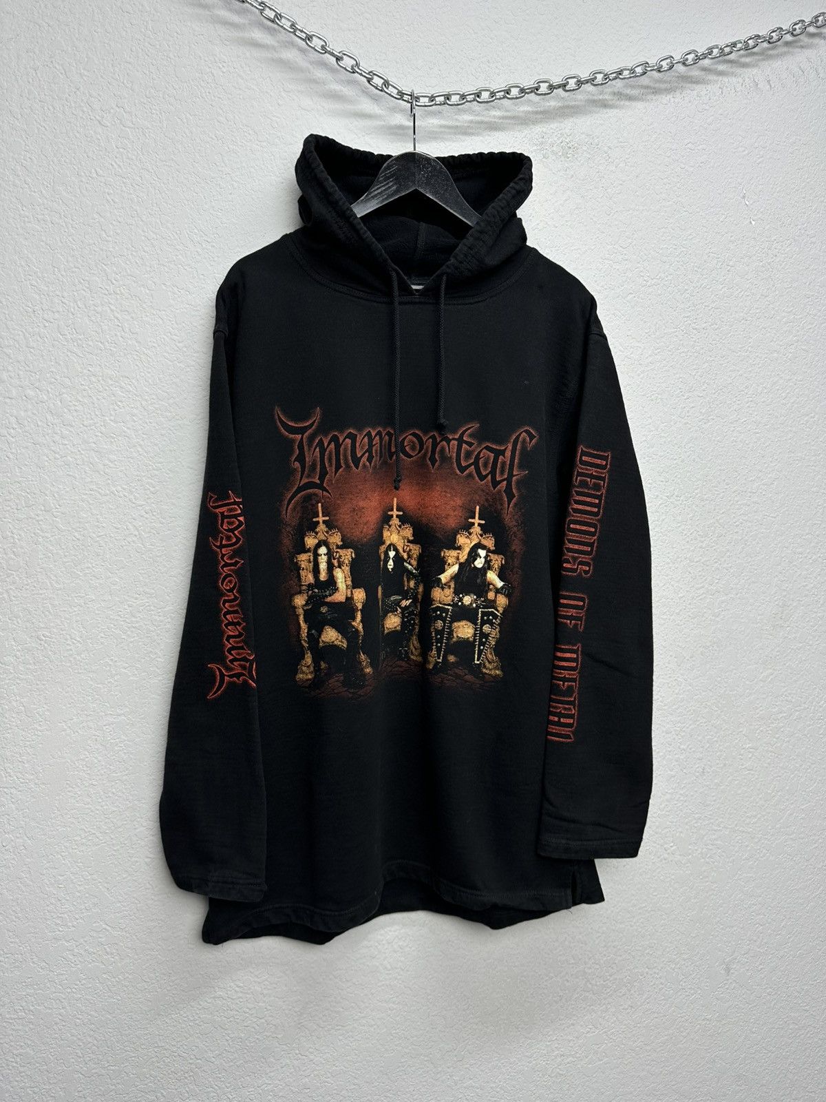 Band Tees Vintage Immortal Demons Of Metal Merch 2000 Hoodie Size US XL / EU 56 / 4 - 2 Thumbnail