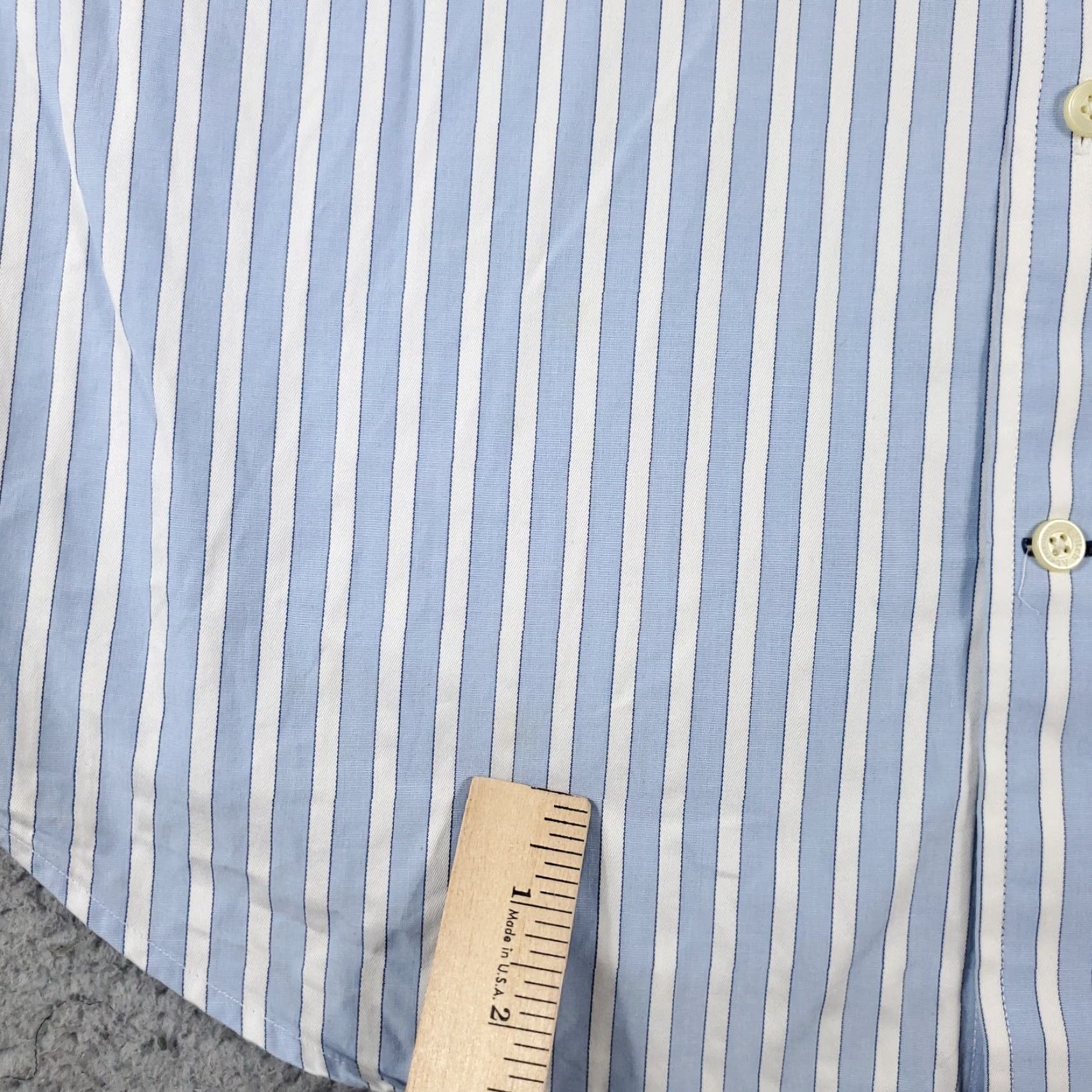 Abercrombie & Fitch Abercrombie & Fitch Button-Up Shirt Mens XL Blue White Striped Long Sleeve Classic Preppy Size US XL / EU 56 / 4 - 4 Thumbnail