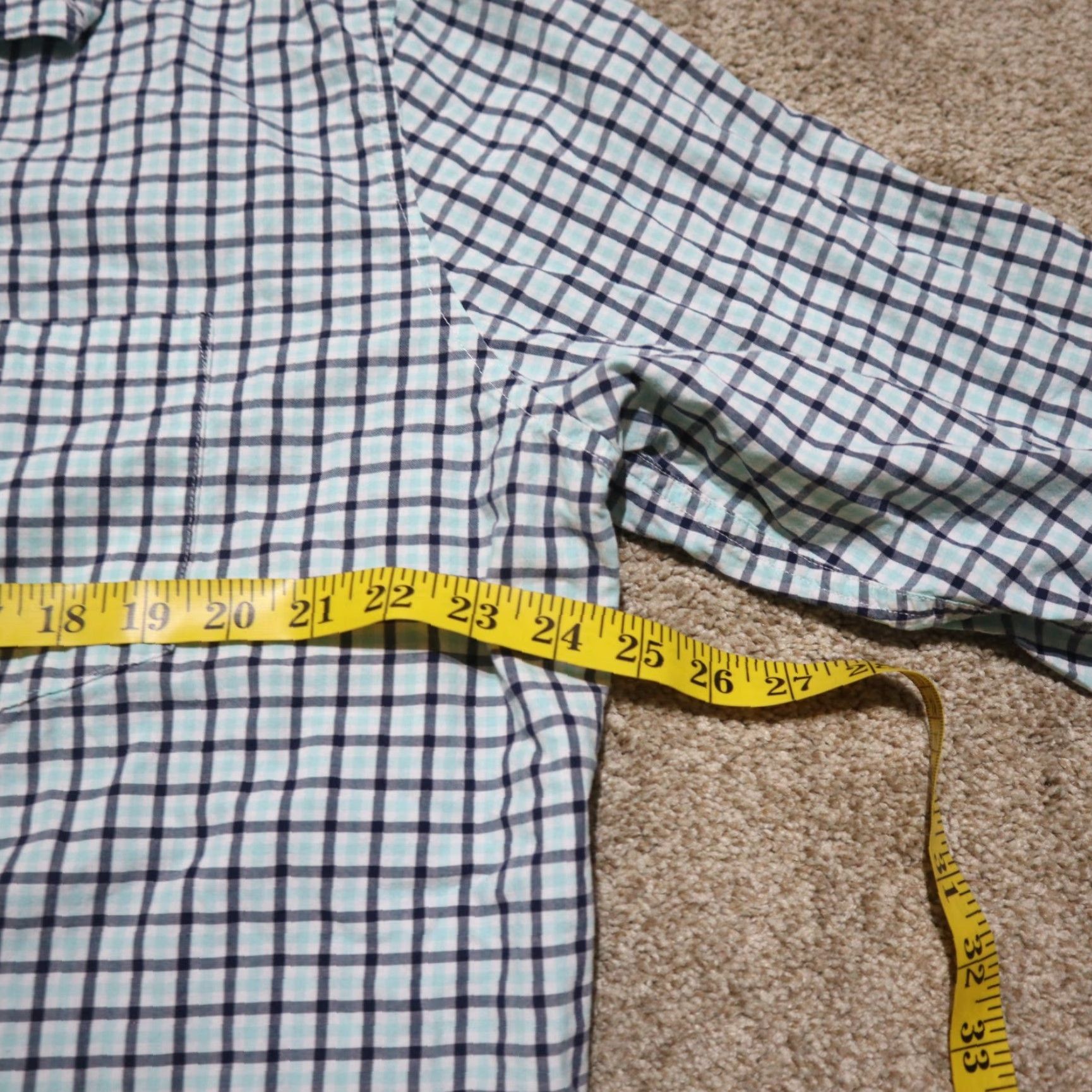 Merona VINTAGE Merona Checkered Button-Up Shirt Men’s XXL Blue Cotton 90s Classic Size US XXL / EU 58 / 5 - 5 Thumbnail