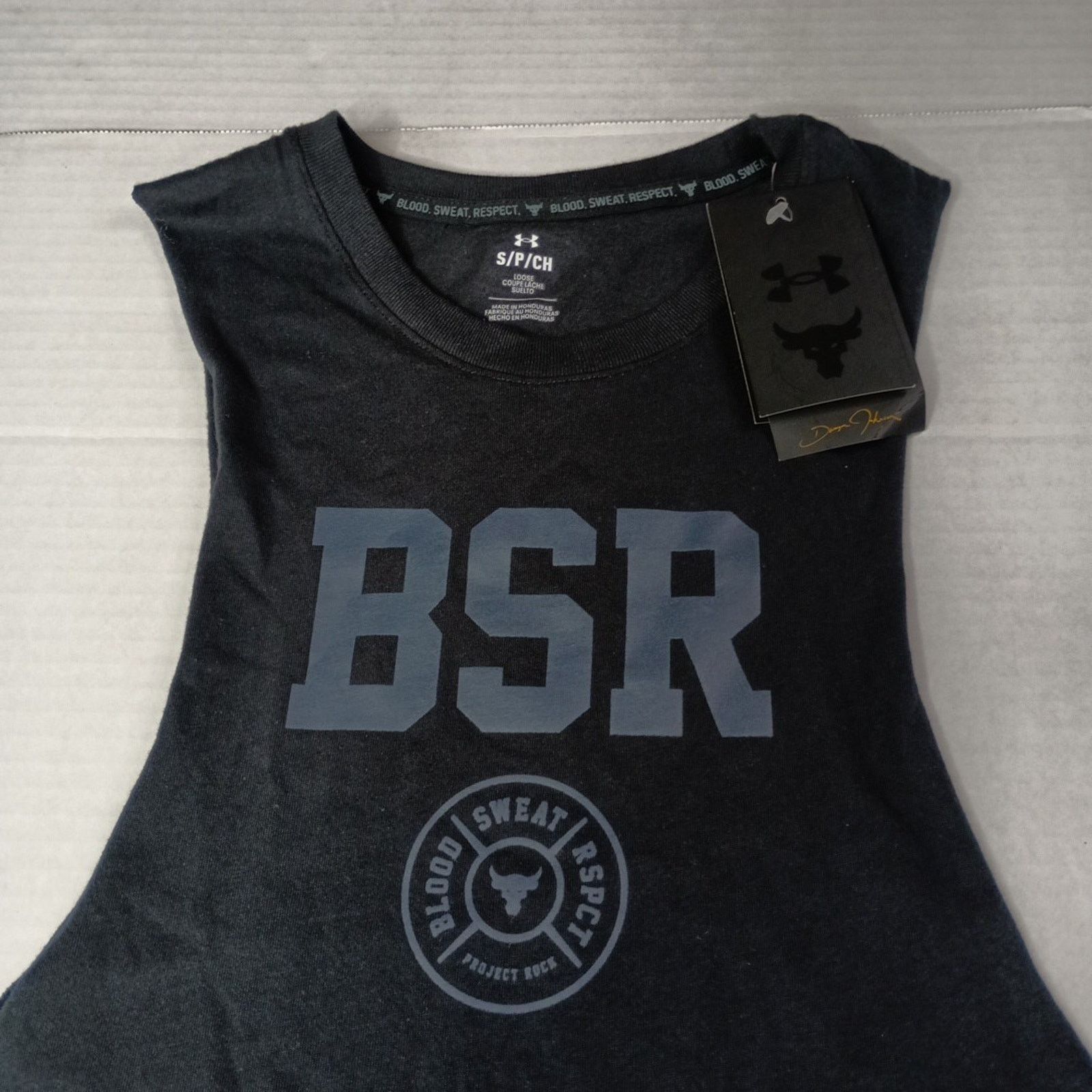 Under Armour NEW Under Armour Project Rock Tank Top Mens Size S Black Size US S / EU 44-46 / 1 - 2 Thumbnail