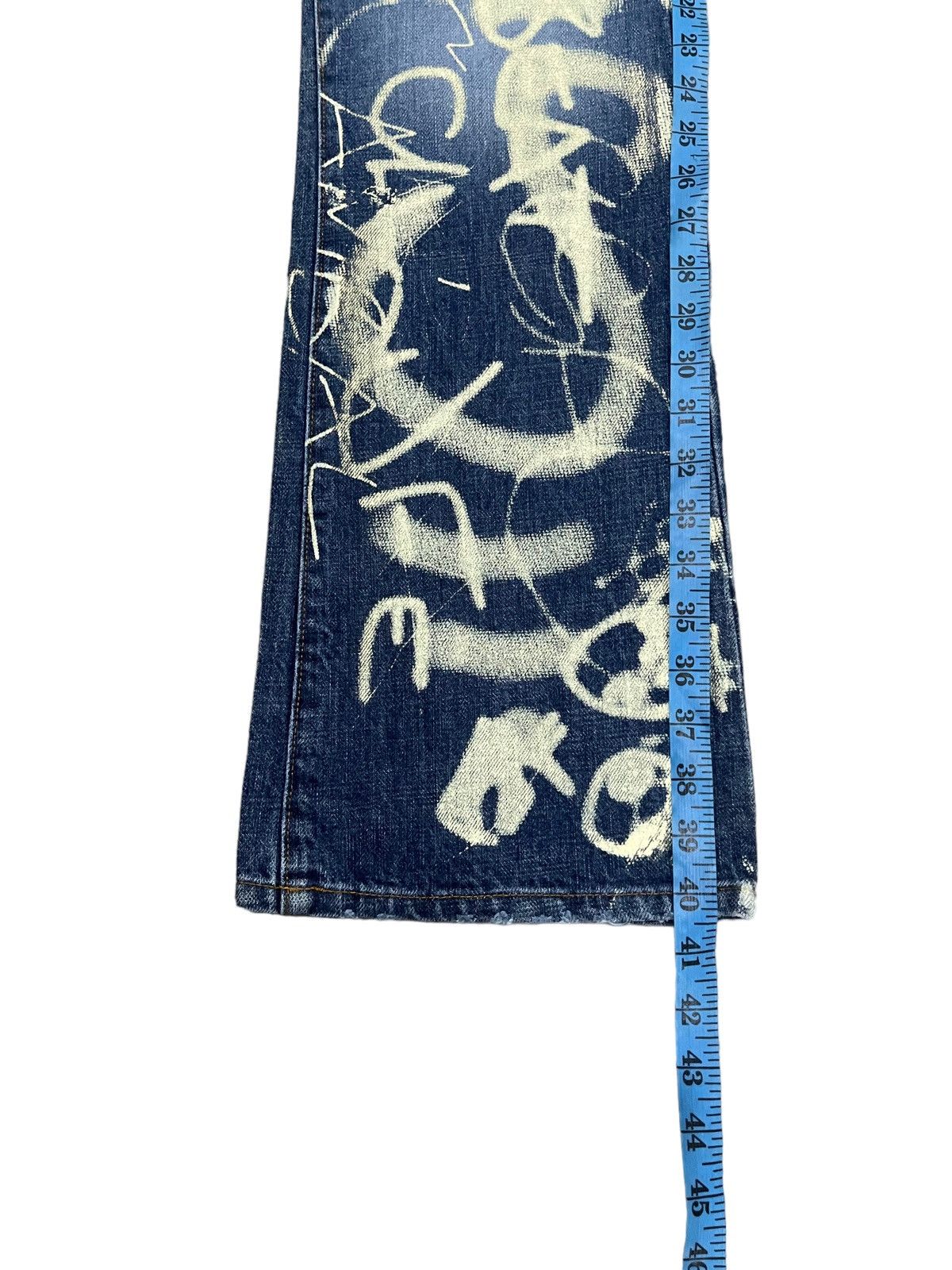Japanese Brand Rare ! Vintage Acquaverde Traditional Flared Denim Jeans Size US 28 / EU 44 - 19 Thumbnail