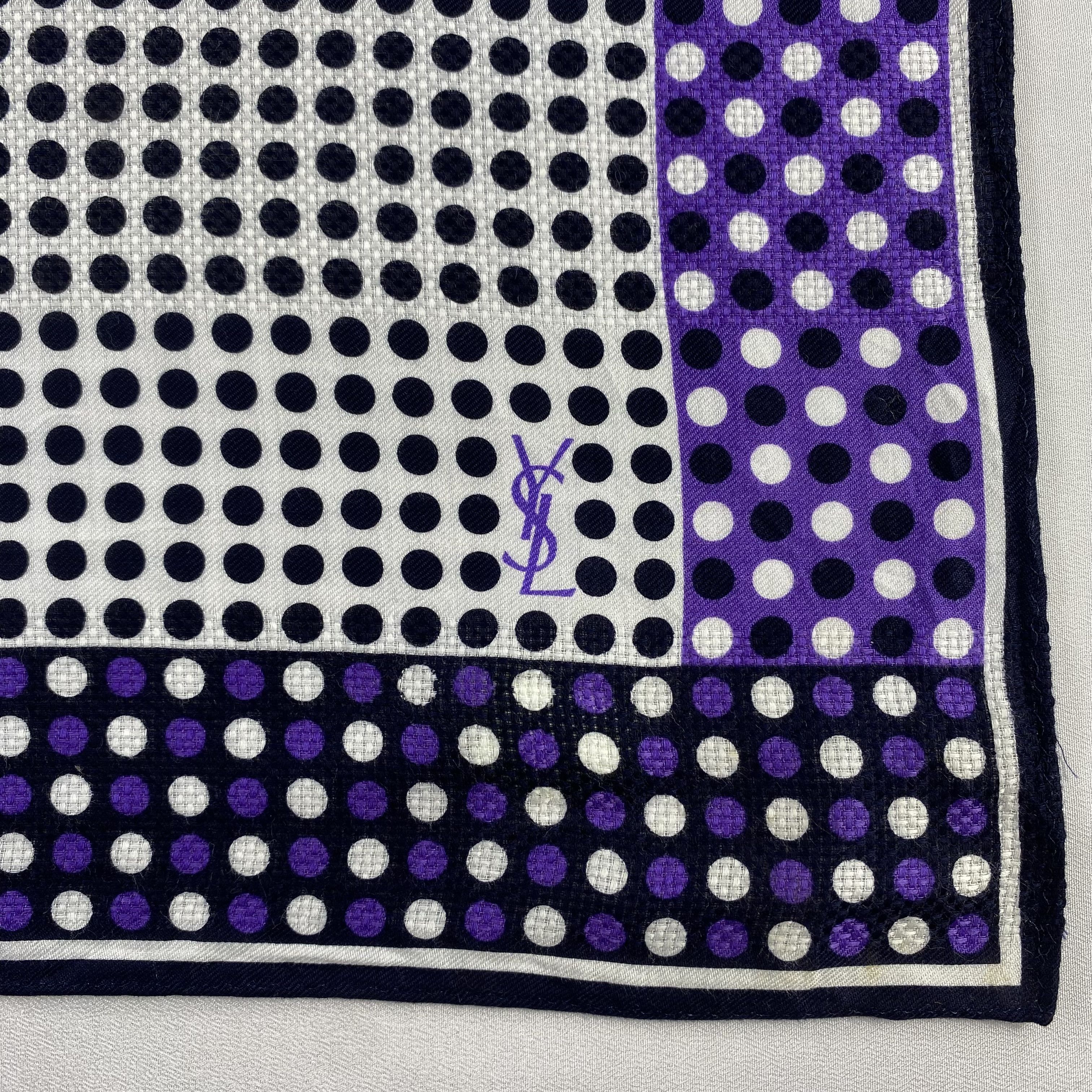 Vintage × Yves Saint Laurent Yves Saint Laurent Neckerchief / Handkerchief-P782 Size ONE SIZE - 2 Thumbnail