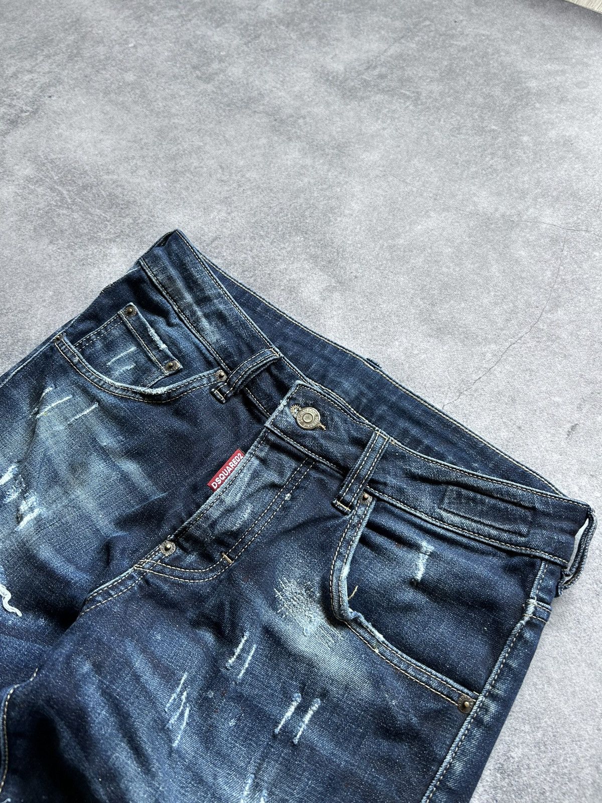 Dsquared2 Dsquared2 rare distressed denim skinny drip jeans Size US 31 - 4 Thumbnail
