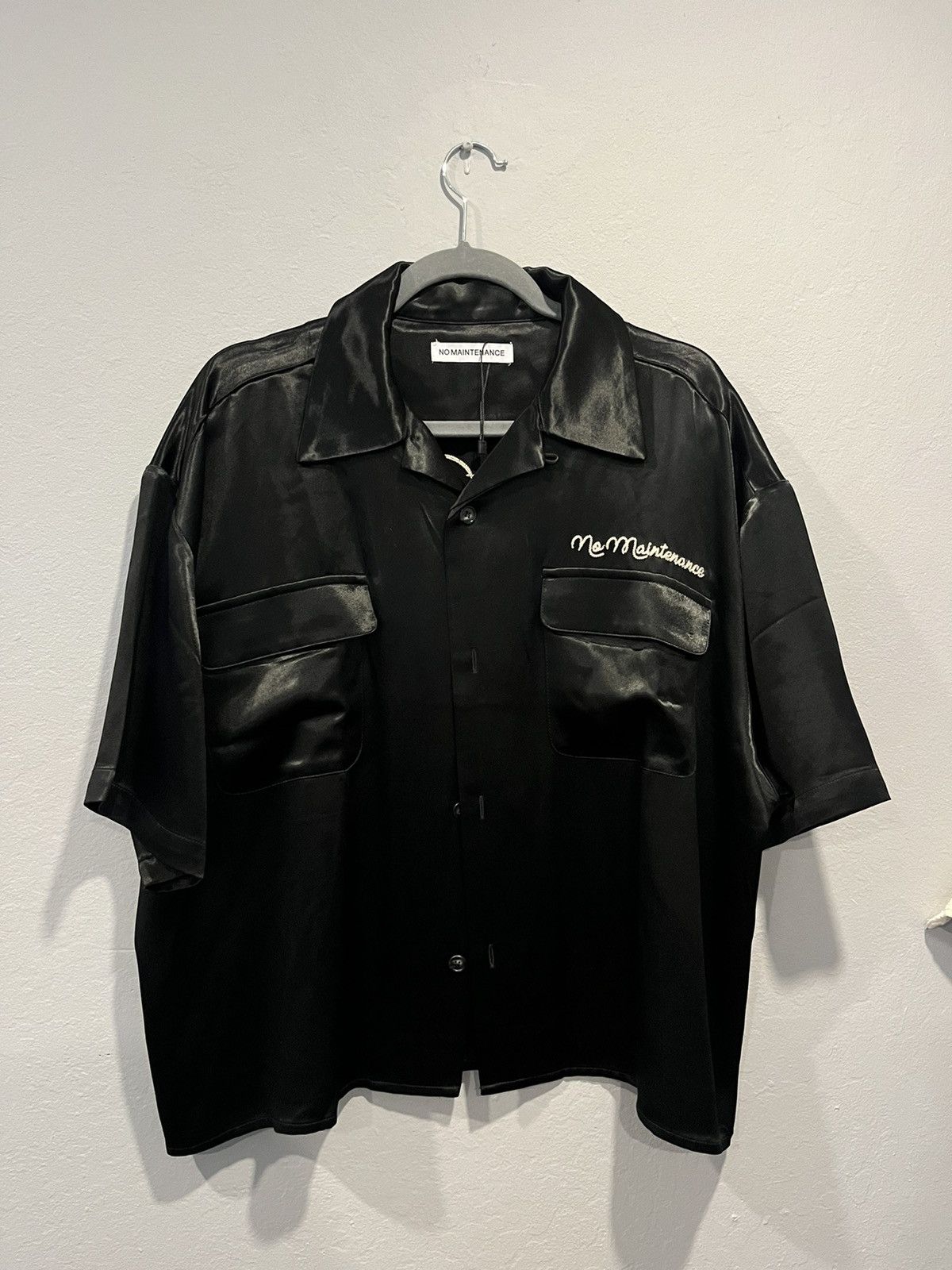 No Maintenance No Heaven Without You” Acetate Camp Collar Shirt Size US XL / EU 56 / 4 - 3 Thumbnail