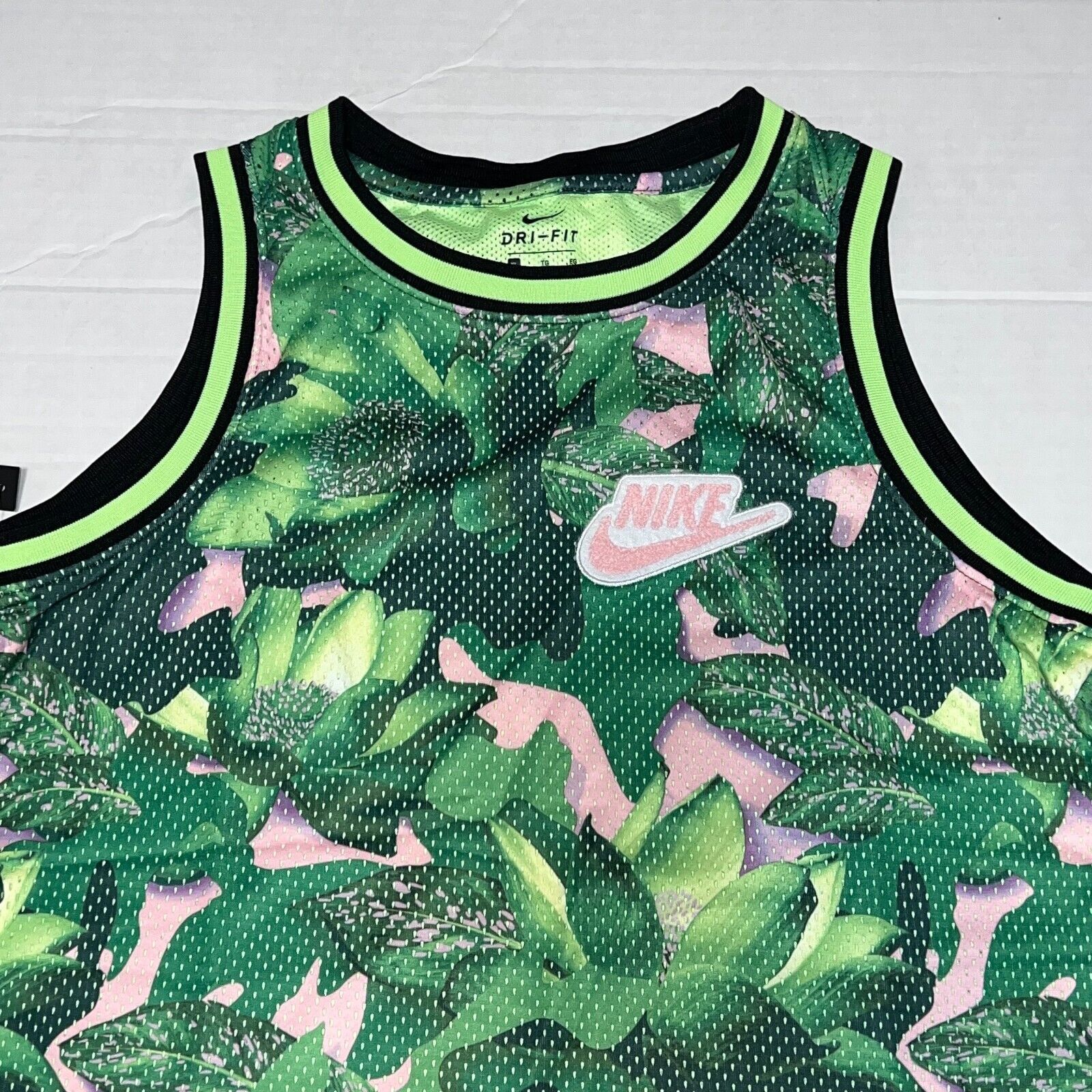 Nike Nike Dri Fit Hoopfly Basketball Jersey AQ9485-315 Boys XL Size US XXS / EU 40 - 2 Thumbnail