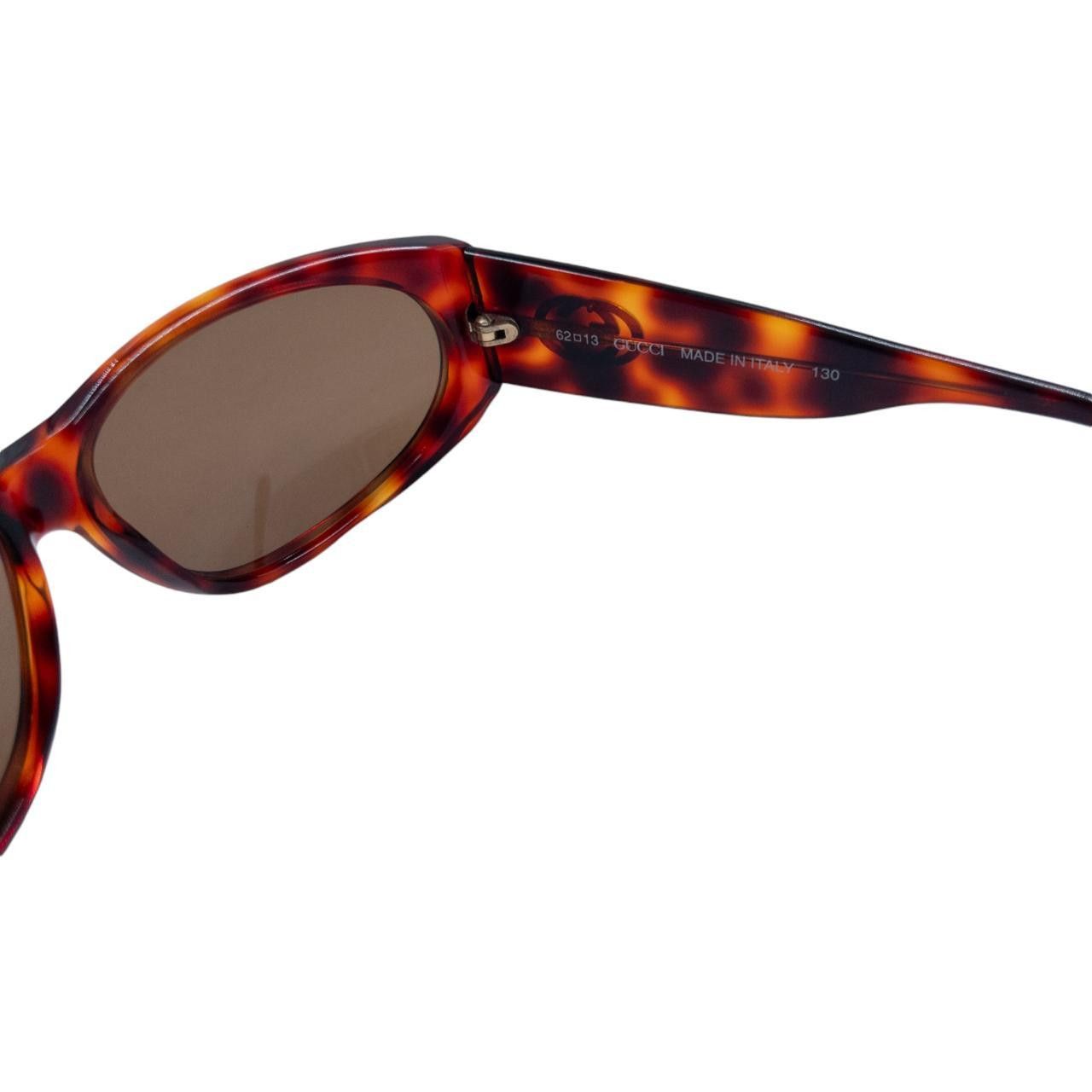 Gucci Vintage Gucci Tortoise Shell Sunglasses Size ONE SIZE - 6 Thumbnail