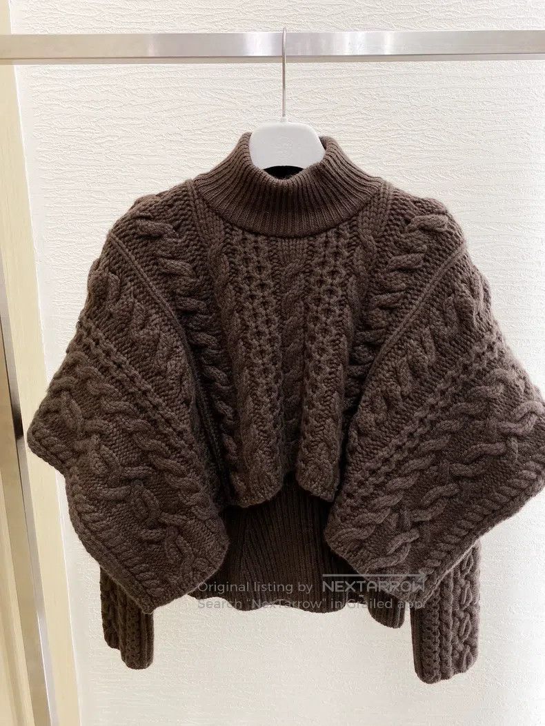 Hermes Hermes False Two-Piece Knitted Woolen Sweater Size XXS / US 00 / IT 34 - 2 Thumbnail