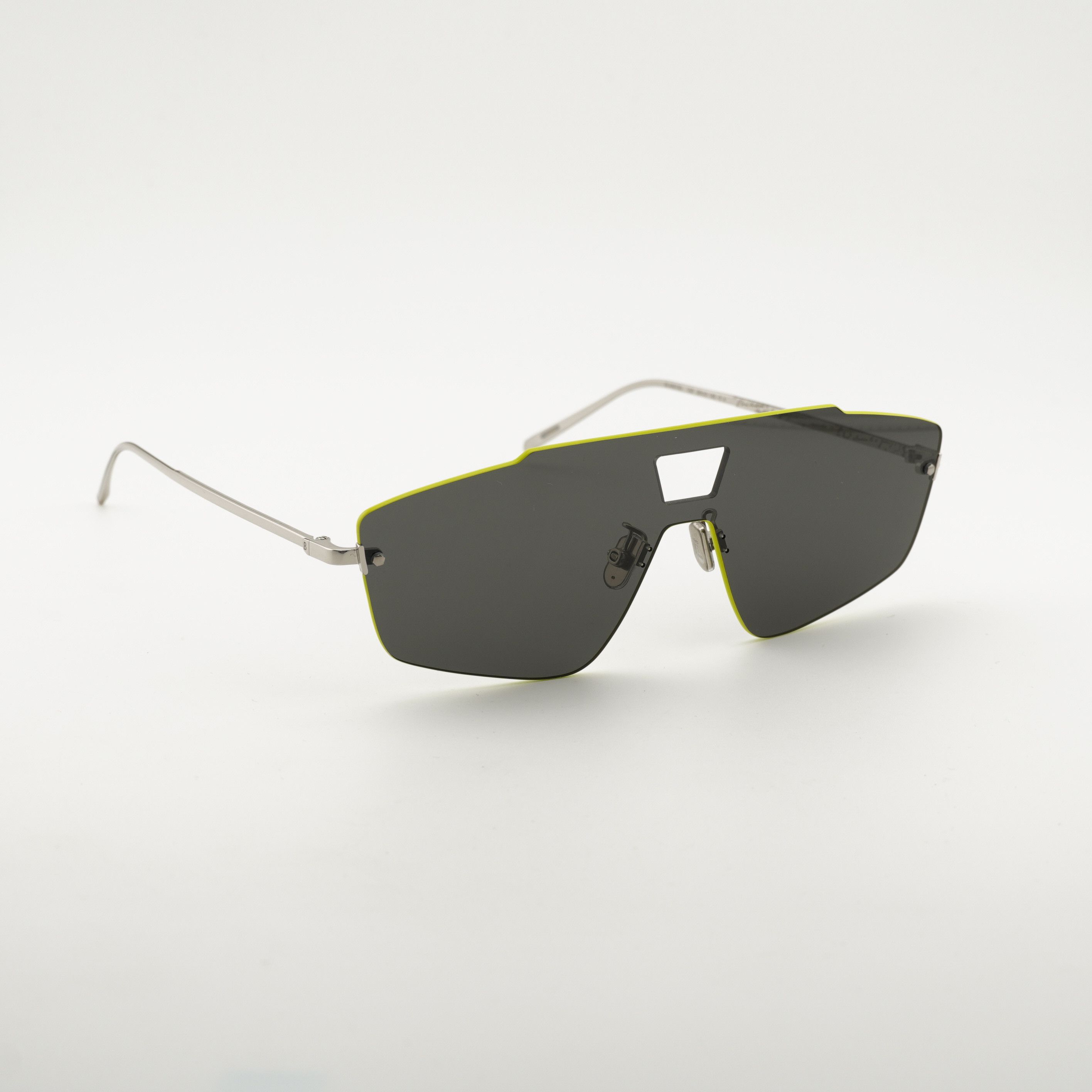 Berluti Berluti BL40019U 16D Sunglasses Palladium/Yellow Shield Fram Size ONE SIZE - 6 Thumbnail