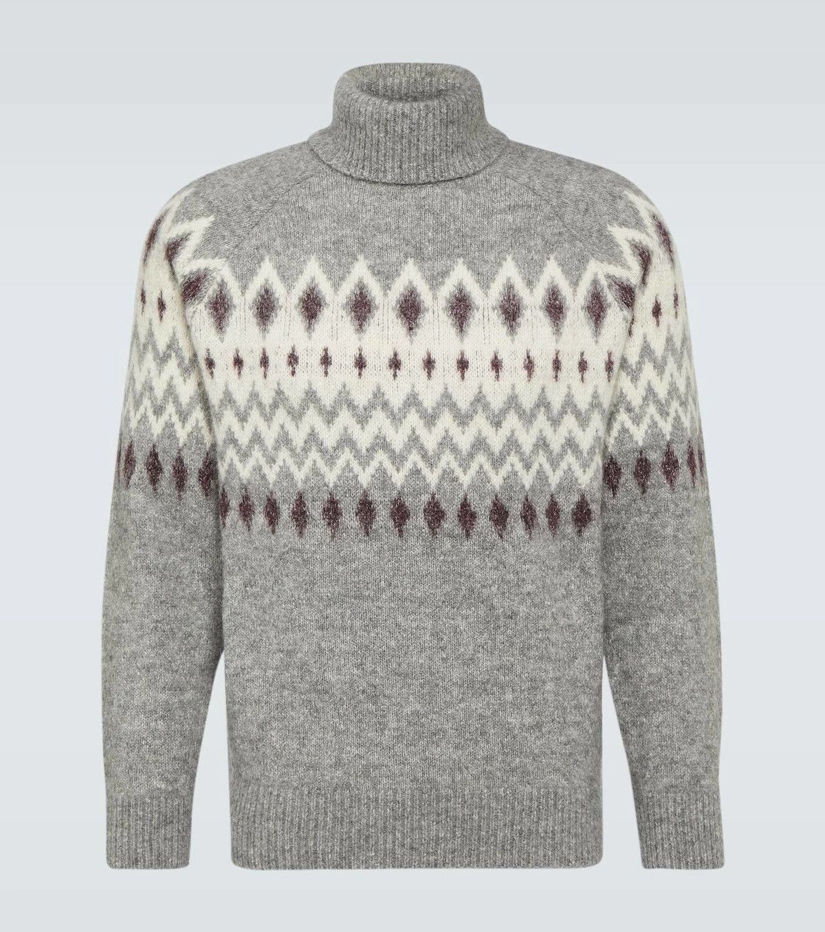 Brunello Cucinelli o1y0526 Turtleneck Sweater in Multicolor Size US M / EU 48-50 / 2 - 1 Thumbnail