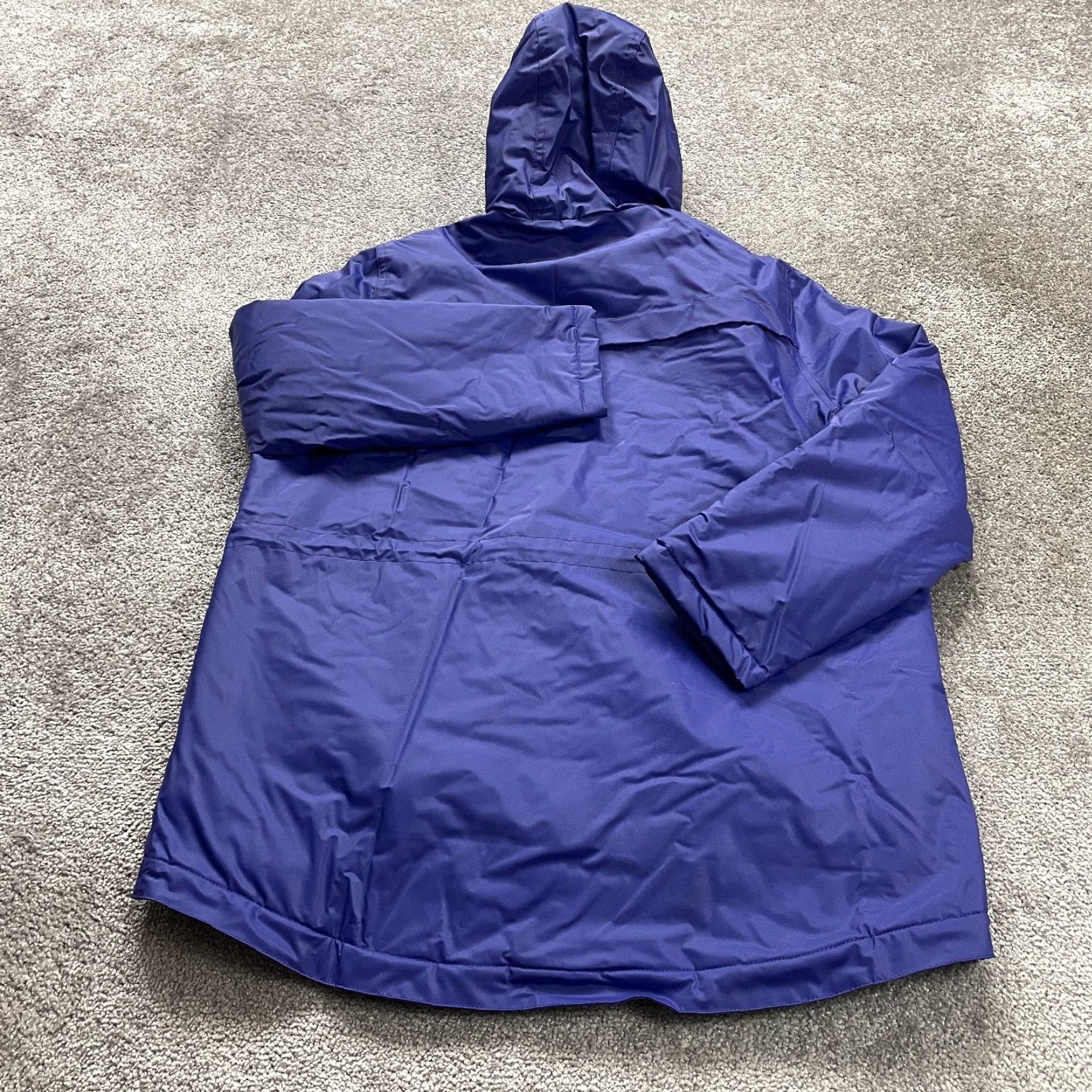 Vintage Scandia Woods Windbreaker Jacket Women Medium Purple Plaid Lined Full Zip Hoodie Size M / US 6-8 / IT 42-44 - 2 Thumbnail