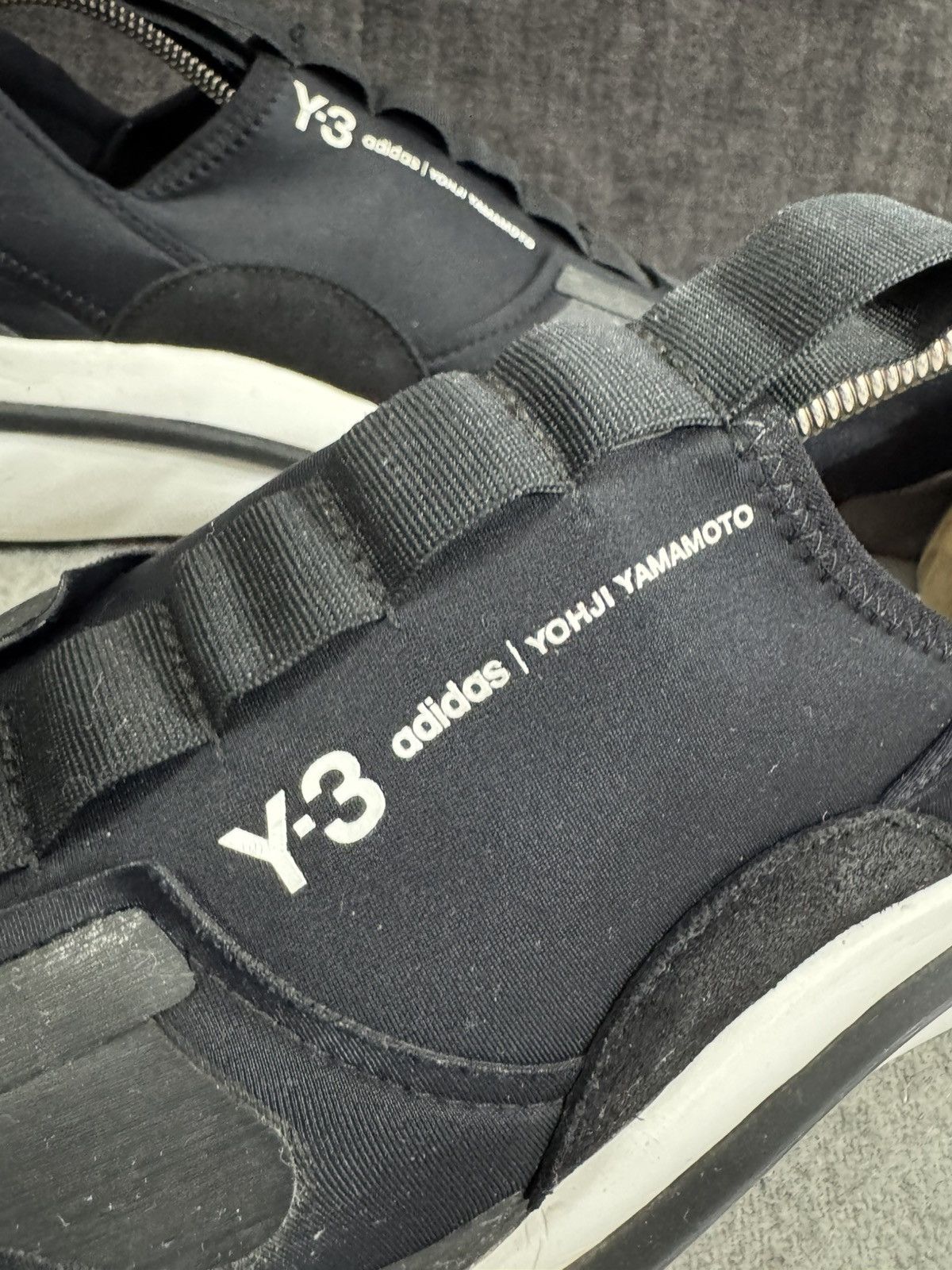 Y-3 Adidas Y-3 Yohji Yamamoto Qisan Cozy Black Sneakers 40 2/3 Size US 7.5 / EU 40-41 - 10 Thumbnail