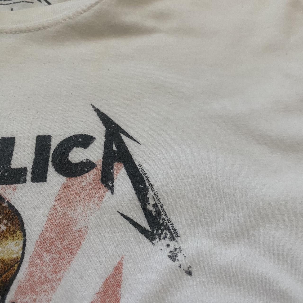 Other Metallica white cotton tee Size US L / EU 52-54 / 3 - 5 Thumbnail