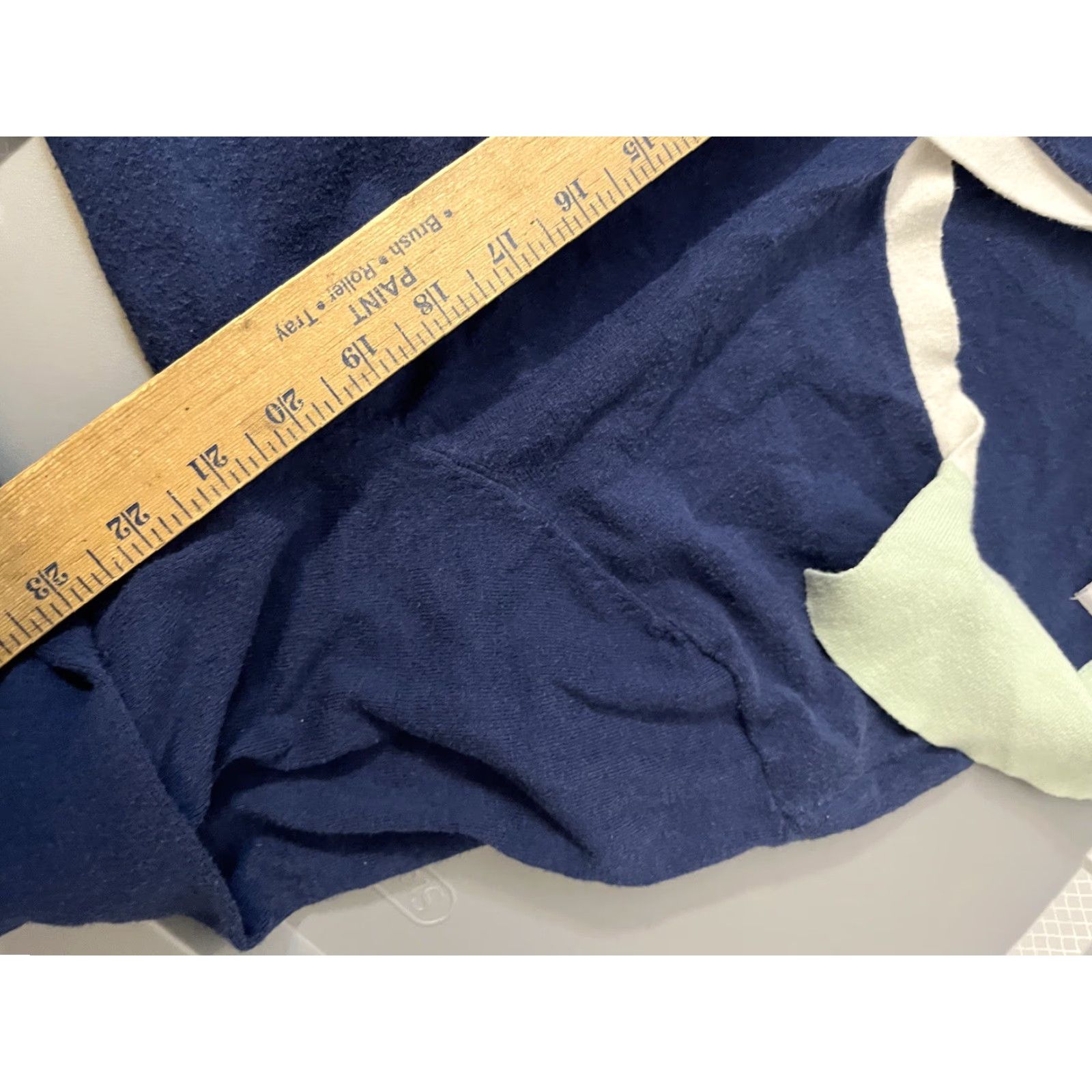 Croft & Barrow VINTAGE Croft & Barrow Long Sleeve Polo Sweater Blue With Green Accents 2XL Womens V-Neck Pullover Cotton Polyester Size XXL / US 16-18 / IT 52-54 - 5 Thumbnail
