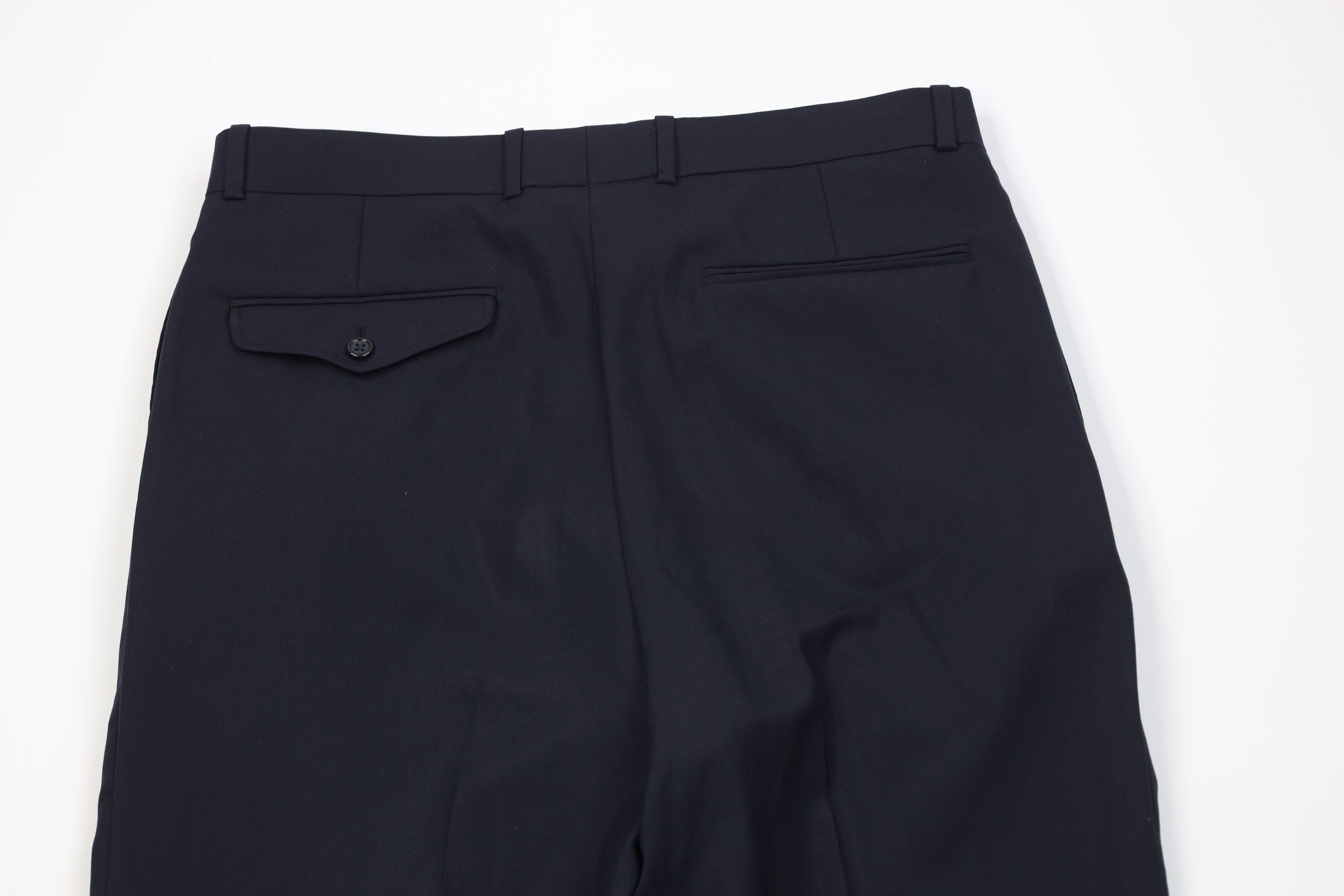 Vintage Vintage 90s Streetwear Virgin Wool Knit Wide Leg Chino Pants Size US 36 / EU 52 - 13 Thumbnail