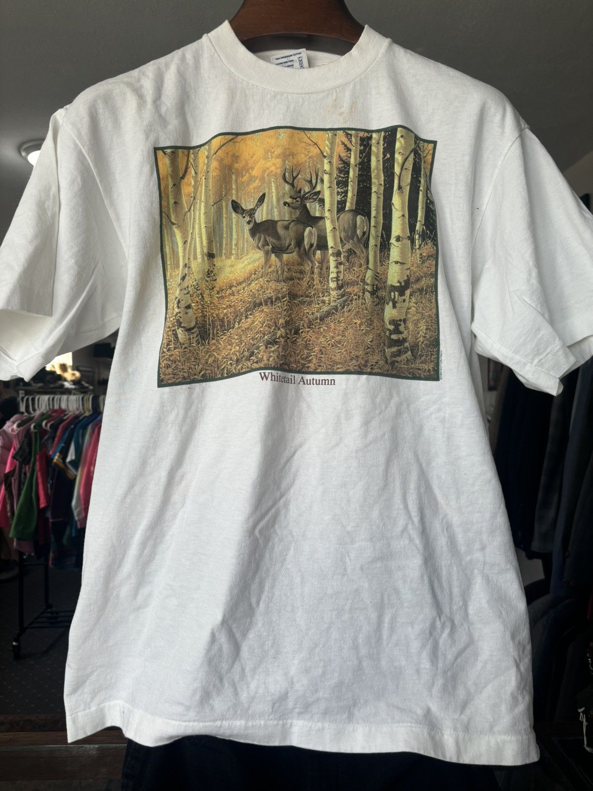 TEE JAYS × Vintage Vintage Tee Jays single stitch Whitetail Autumn graphic tee Size US XL / EU 56 / 4 - 1 Thumbnail