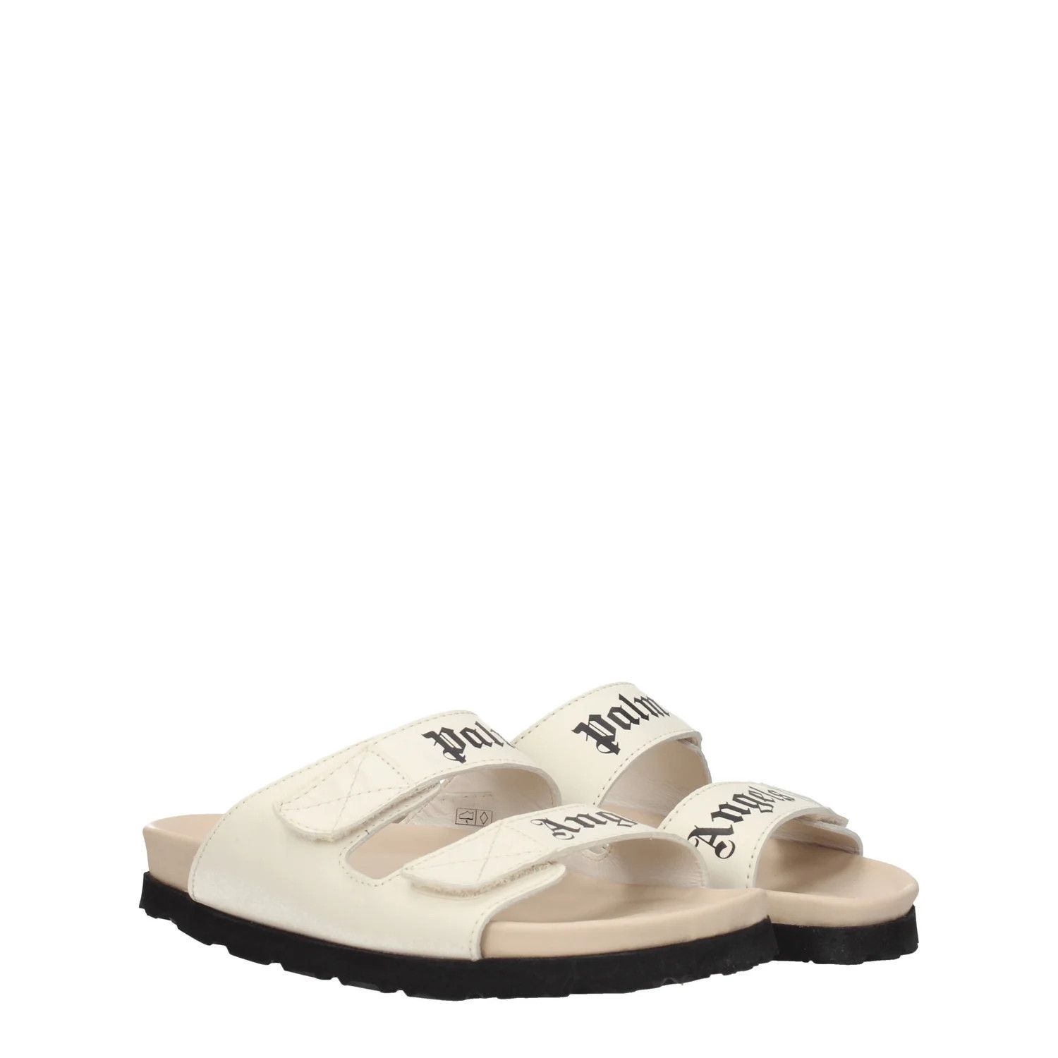 Palm Angels ob1o1e1124 Leather Sandals in Beige Size US 6 / IT 36 - 2 Thumbnail
