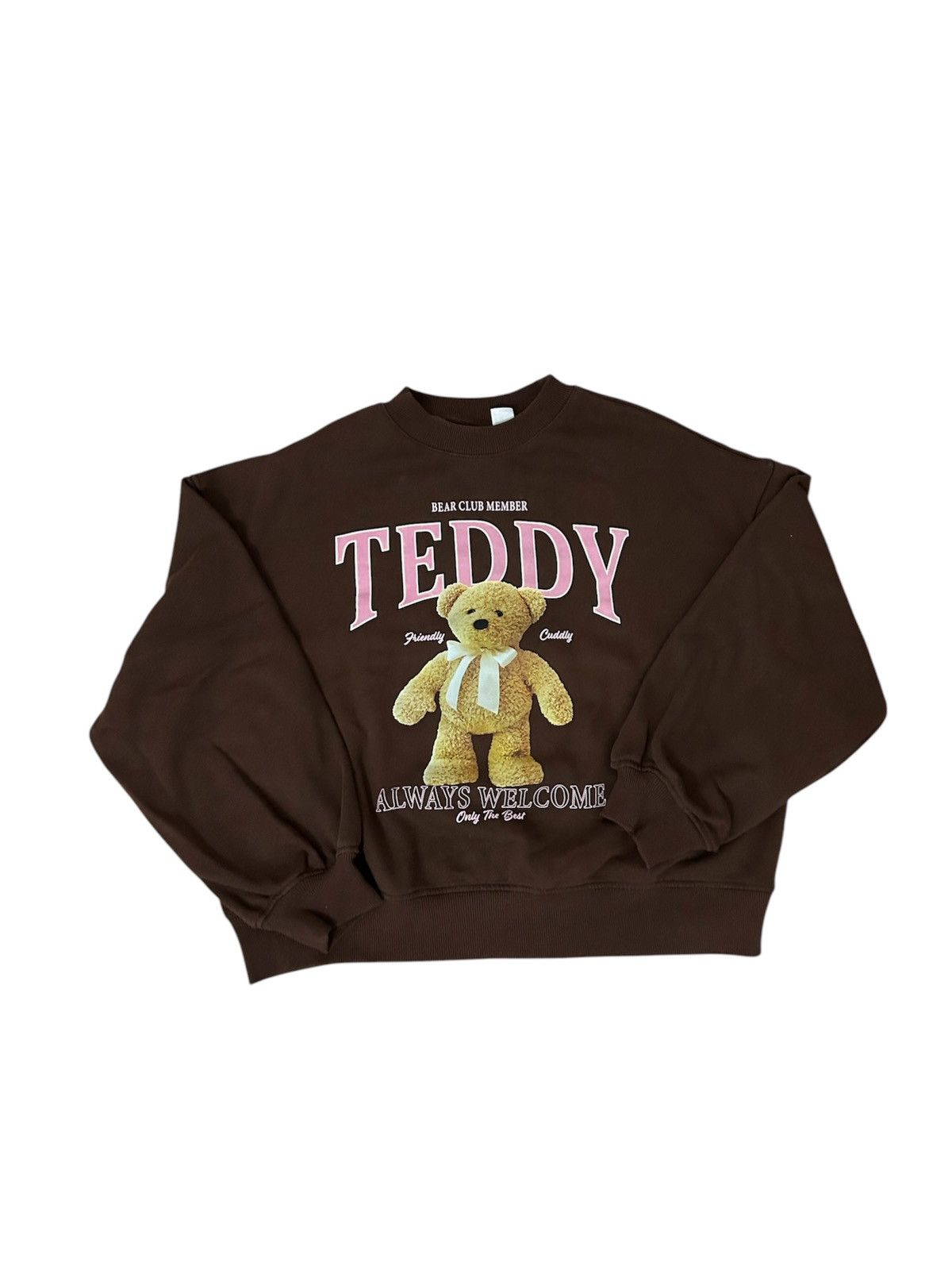H&M Brown h&m teddy bear sweater Size XS / US 0-2 / IT 36-38 - 1 Thumbnail