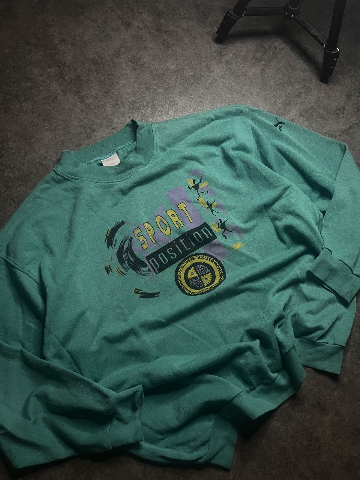 Puma Vintage sweatshirt Puma 90s Size US XL / EU 56 / 4 - 4 Thumbnail