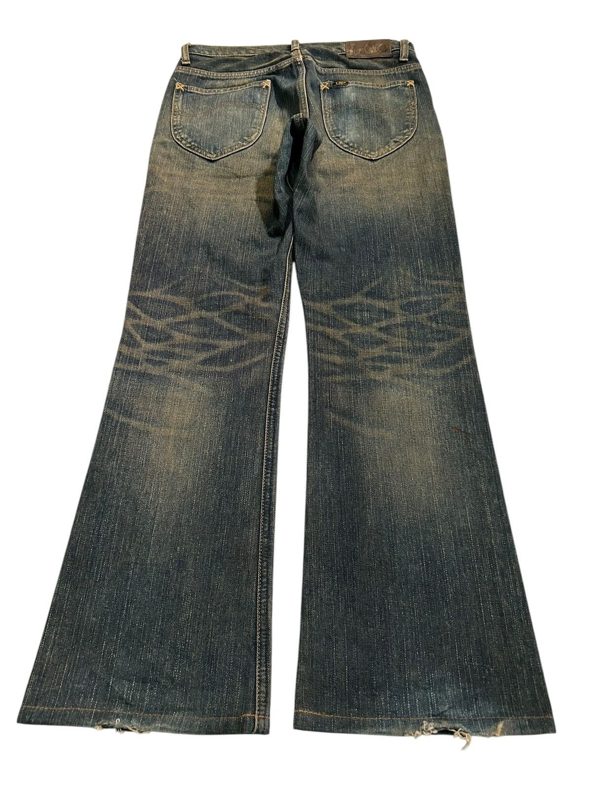 Japanese Brand × Kapital × Vintage Flare Vtg LEE RIDERS Mud Wash Japanese Denim Jeans🎌☠️☠️🎌 Size US 30 / EU 46 - 13 Thumbnail
