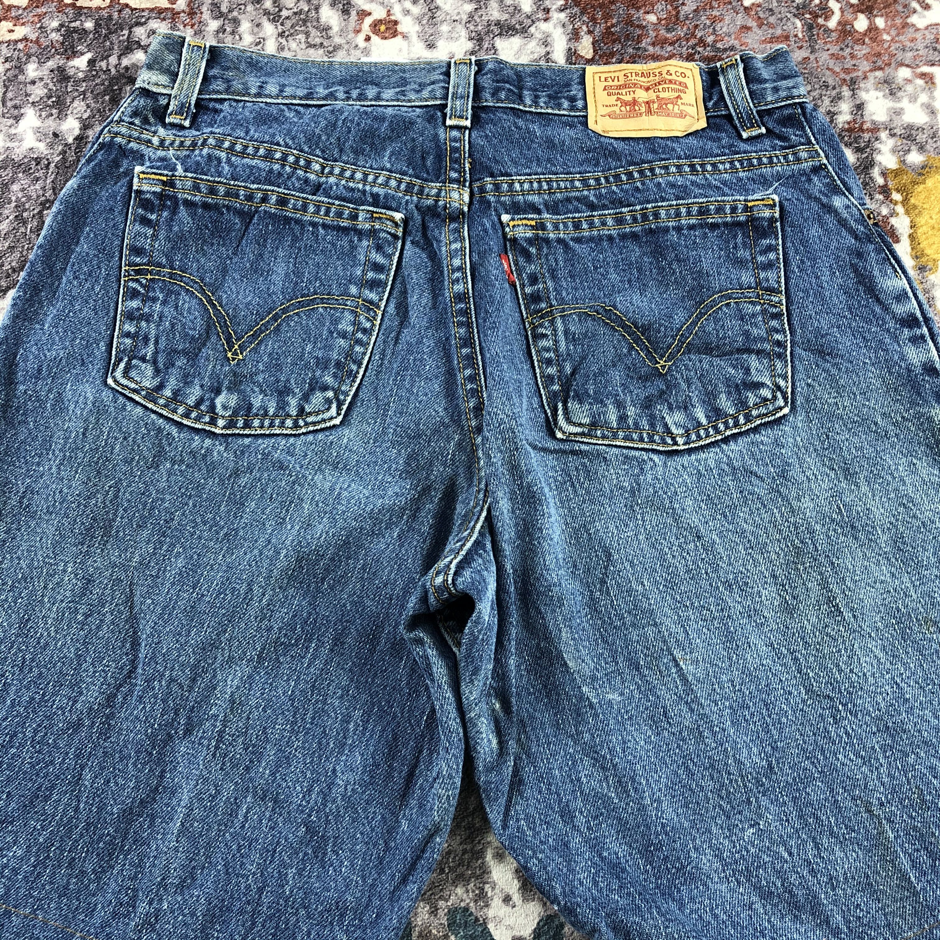 Levi's Vintage Blue Wash Levis 550 Jeans-JM2984 Size 31" - 4 Thumbnail