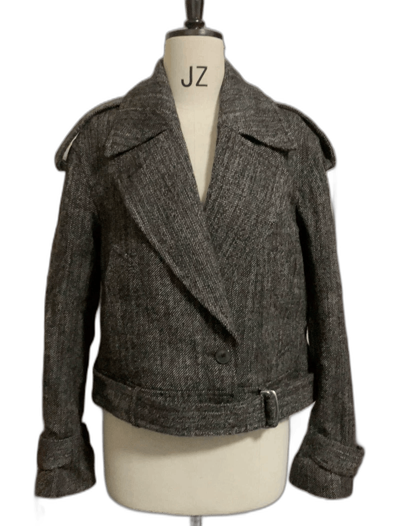 Dries Van Noten dvn dries van noten wool cropped coat Size US M / EU 48-50 / 2 - 1 Thumbnail
