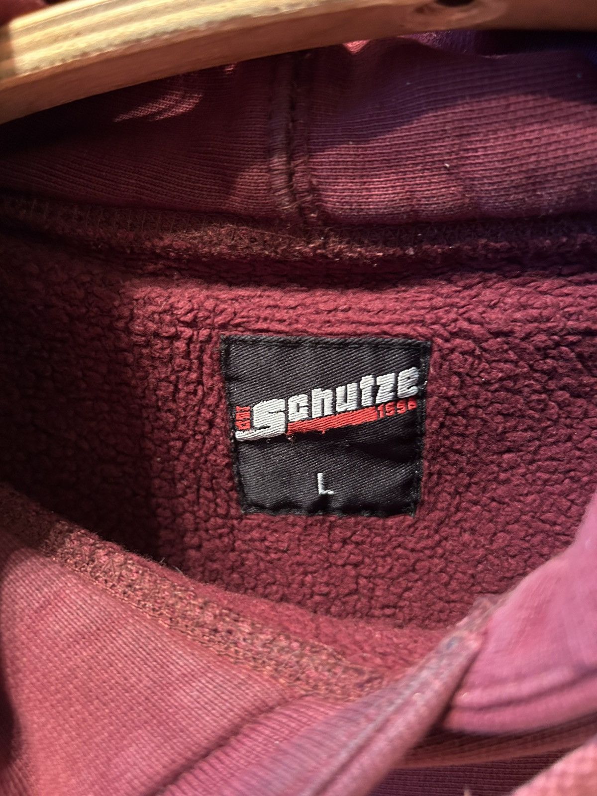 Derschutze Derschutze “Utopia” hoodie burgundy L size Size US L / EU 52-54 / 3 - 3 Thumbnail