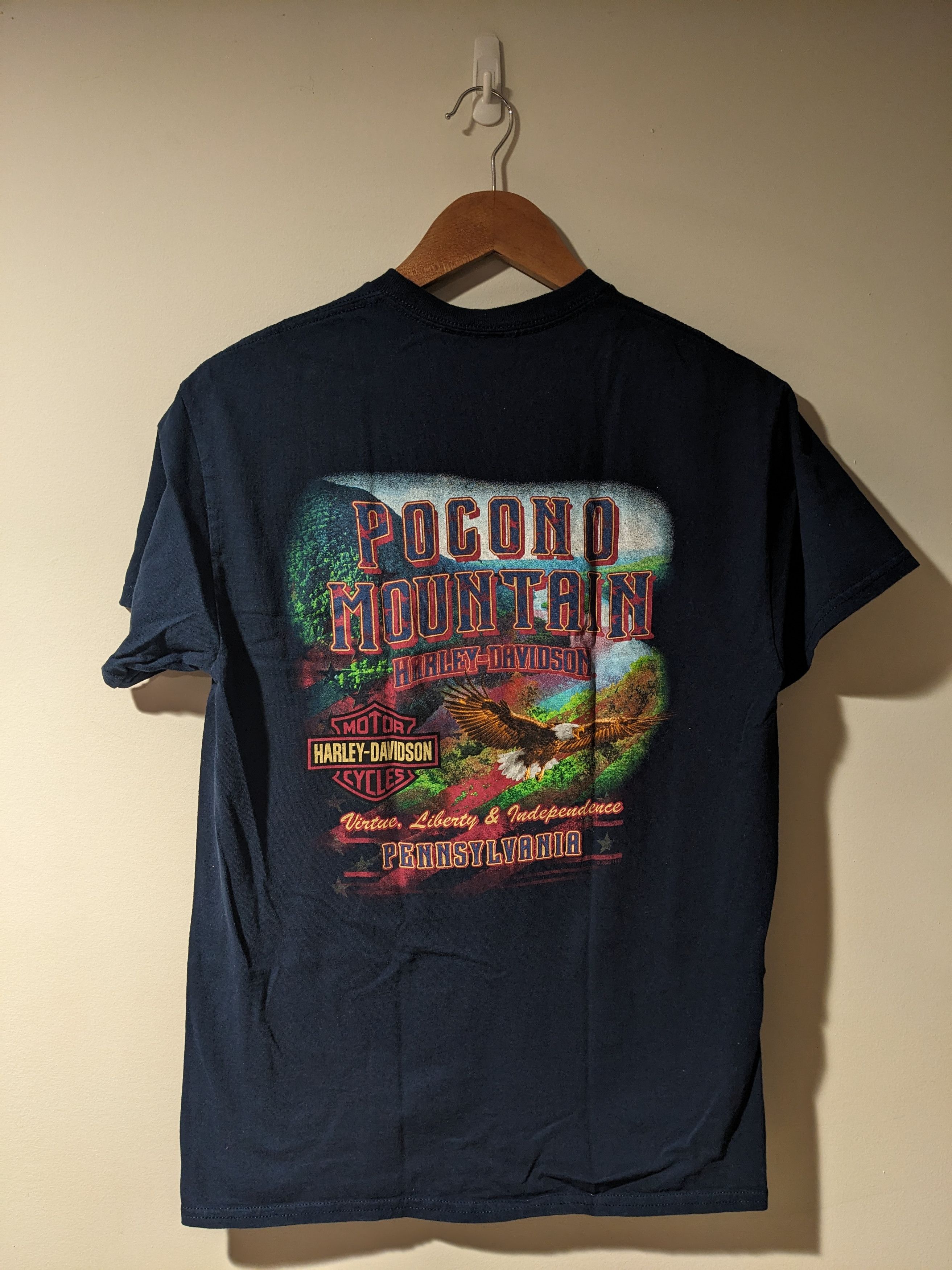 Designer × Harley Davidson Harley Davidson Motorcycle Pocono Mountain Medium T-Shirt Size US M / EU 48-50 / 2 - 1 Thumbnail