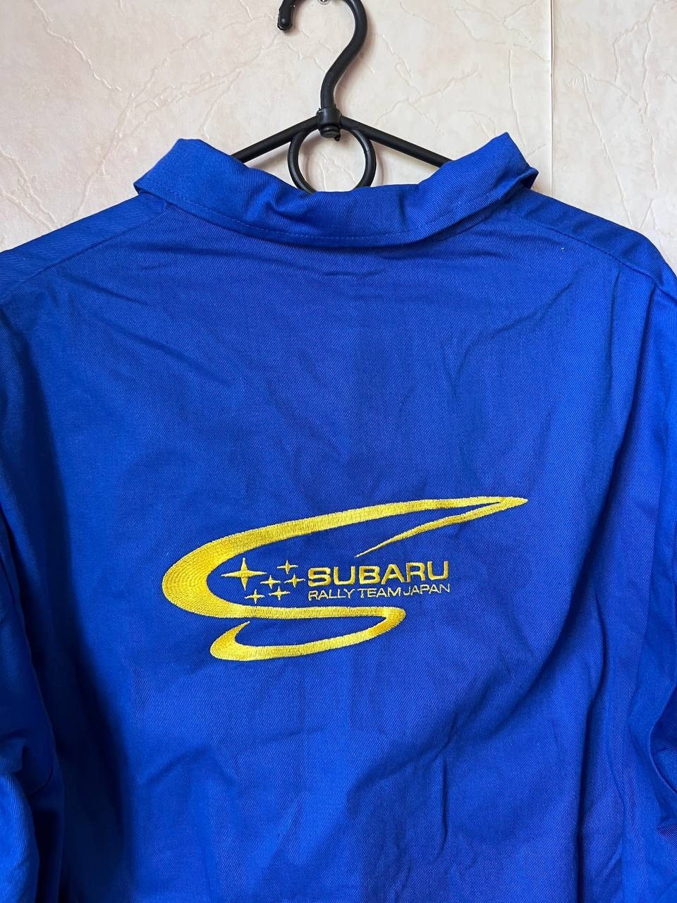 Vintage Vintage Subaru Racing Jacket Button Japan work jacket Subaru Size US L / EU 52-54 / 3 - 9 Thumbnail