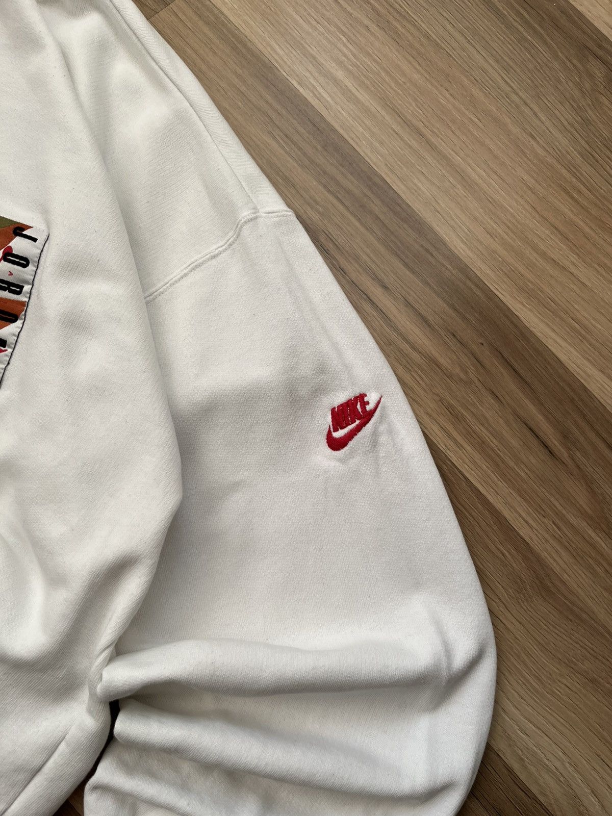 Nike 💥 Rare Vintage Hype Nike Jordan Sweatshirt Y2K Size US L / EU 52-54 / 3 - 6 Thumbnail