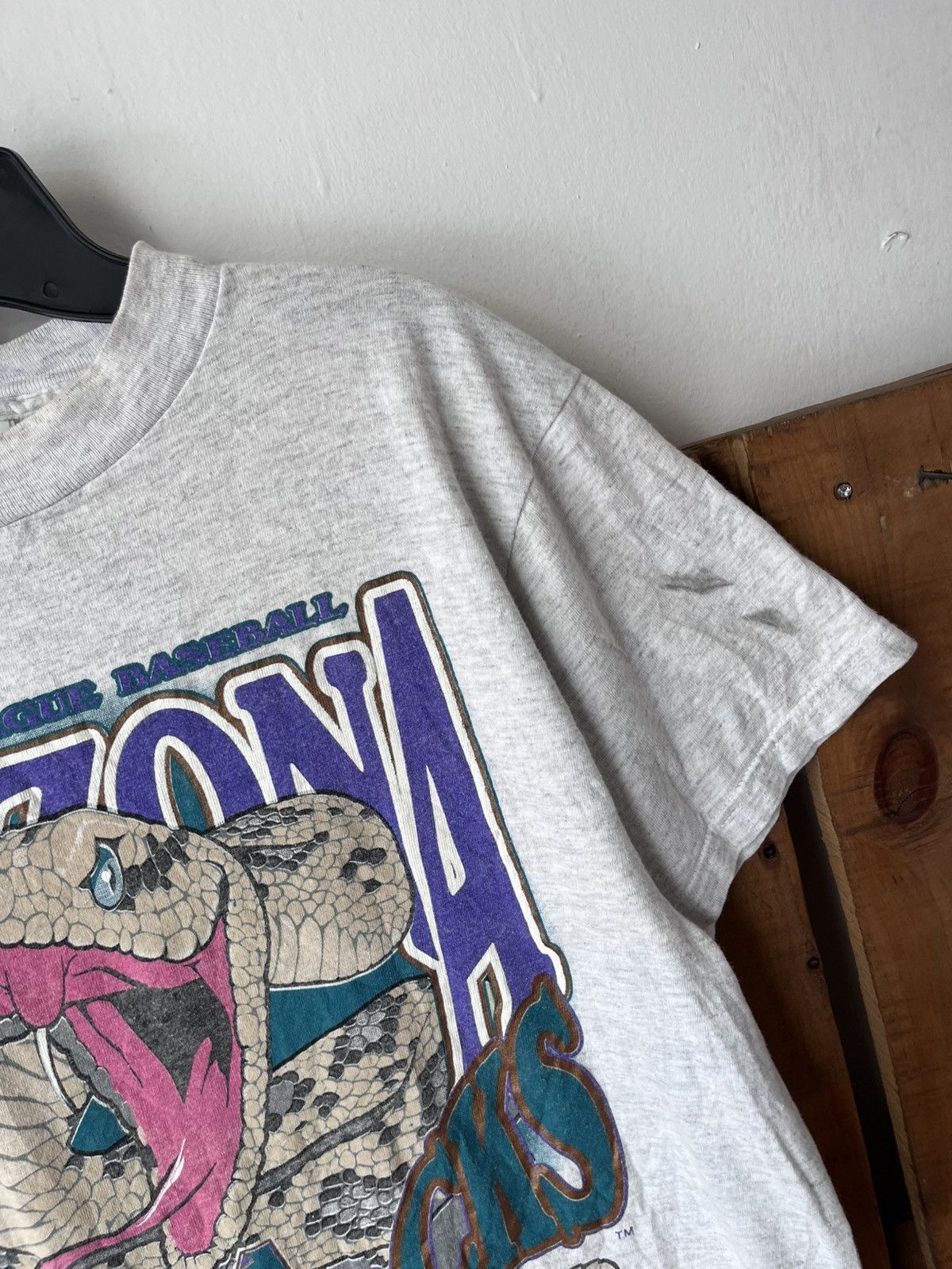 Logo 7 Vintage 1996 arizona diamonds backs snake t shirt Size US M / EU 48-50 / 2 - 5 Thumbnail