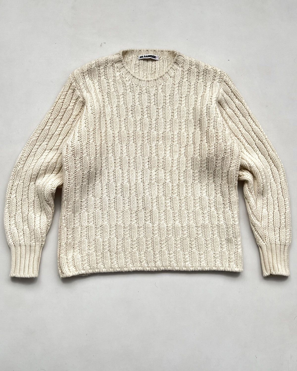 Jil Sander Vintage Jil Sander+ Cashmere Fisherman Knitted Sweater Size S / US 4 / IT 40 - 5 Thumbnail
